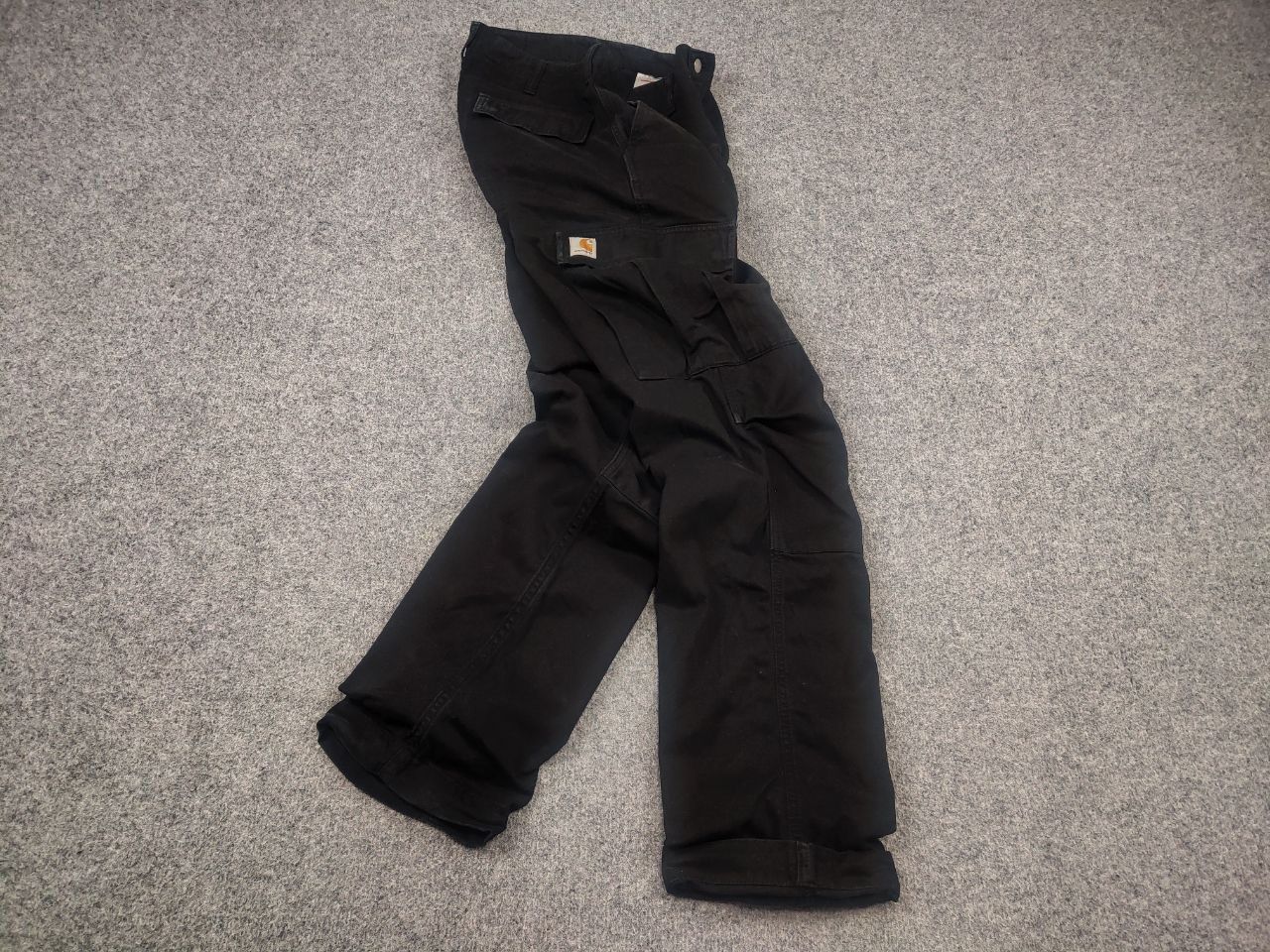 Carhartt Vintage Carhartt Canvas Black cargo pants usa Workwear Size US 32 / EU 48 - 2 Thumbnail