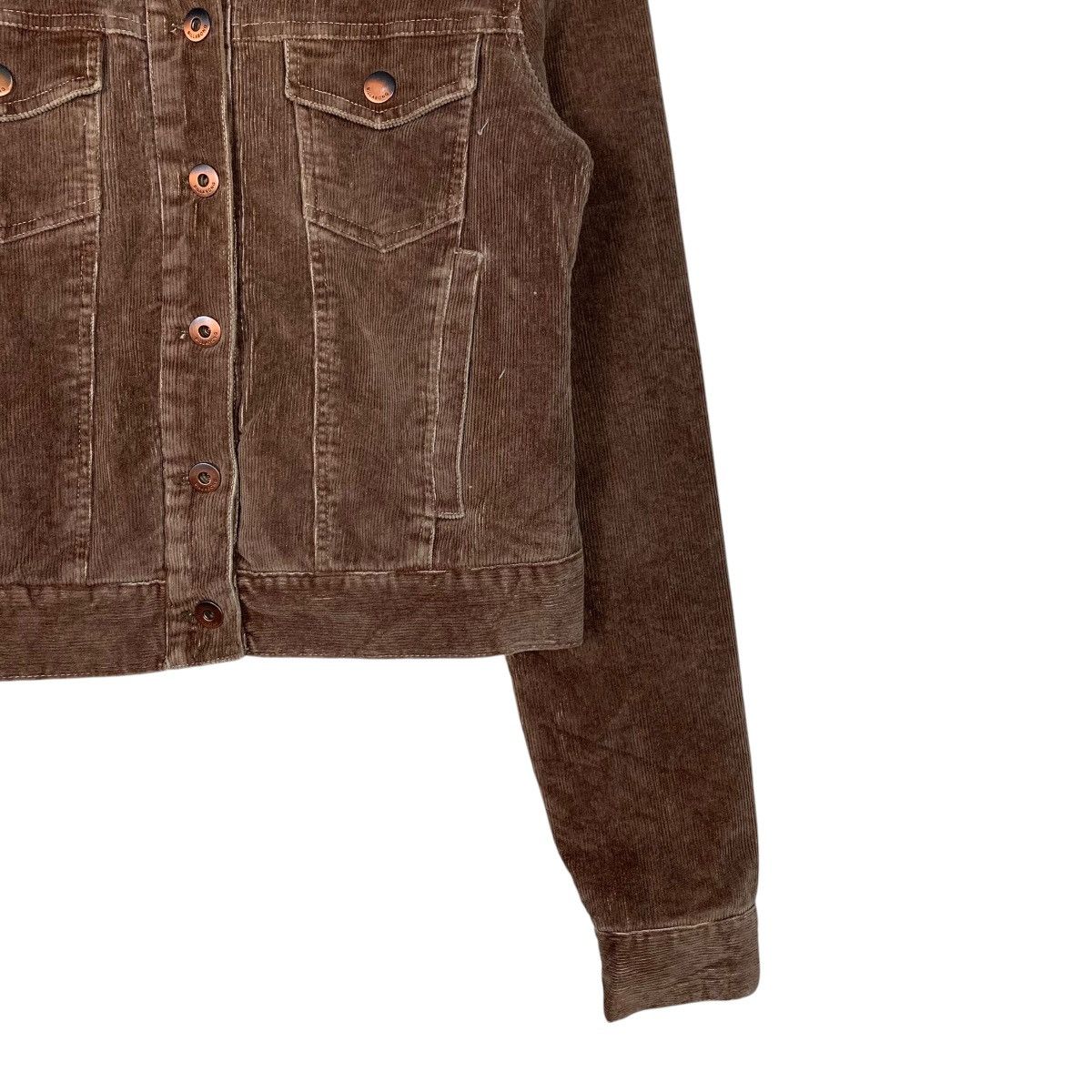 Billabong BILLABONG Corduroy Jacket Women’s Crop Jacket #2157-C95 Size S / US 4 / IT 40 - 4 Thumbnail