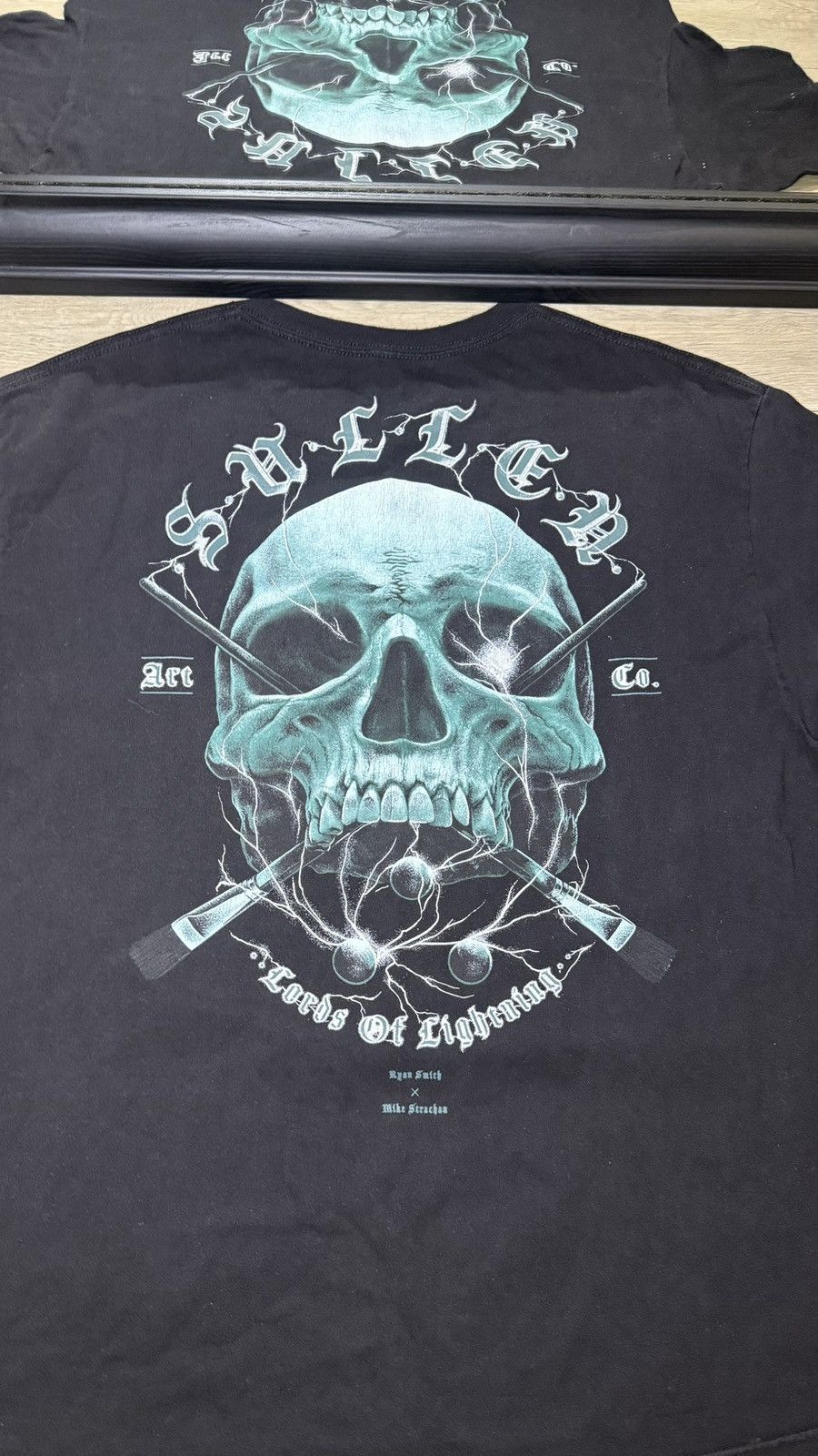 Affliction Y2K 2000s Sullen Lightning Skull Tattoo Affliction Style Size US XL / EU 56 / 4 - 2 Thumbnail