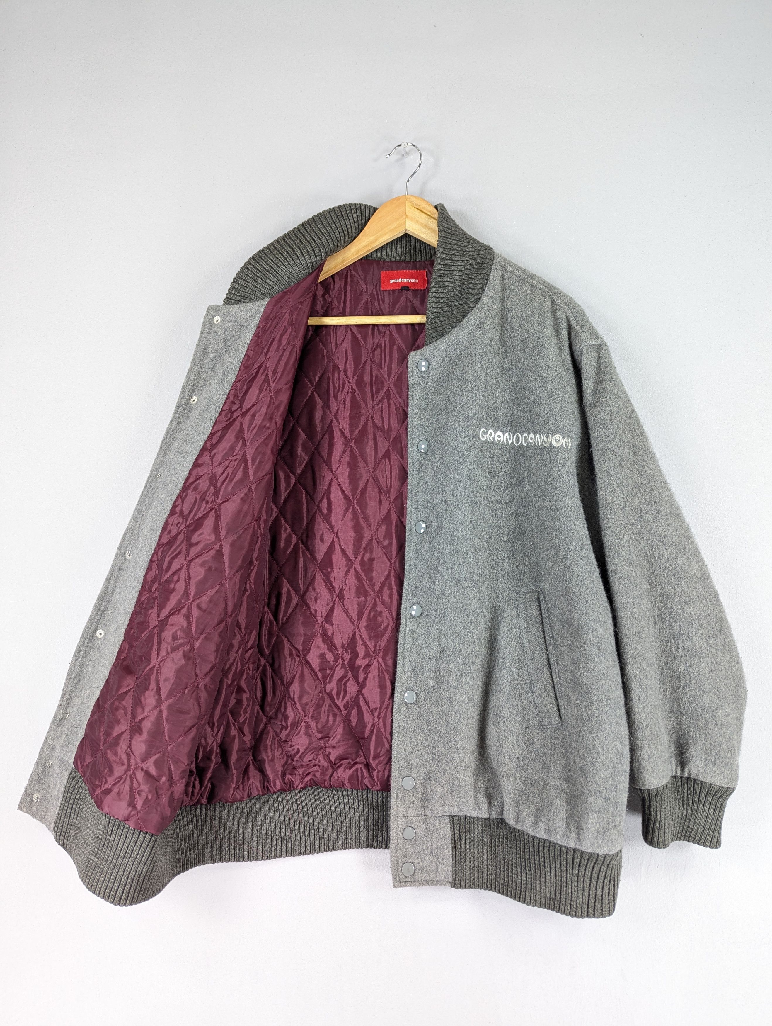 Other Vintage Grand Canyon Wool Varsity Bomber Jacket Size US L / EU 52-54 / 3 - 7 Thumbnail