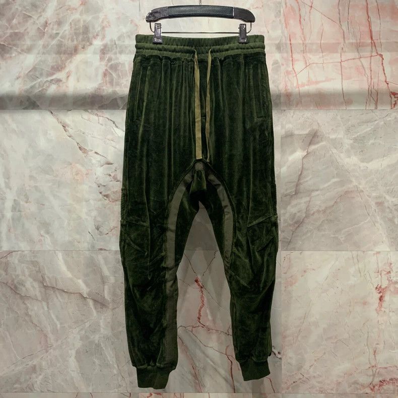Haider Ackermann haider ackermann size s 2020 green velvet sweatpants Size US 28 / EU 44 - 1 Thumbnail
