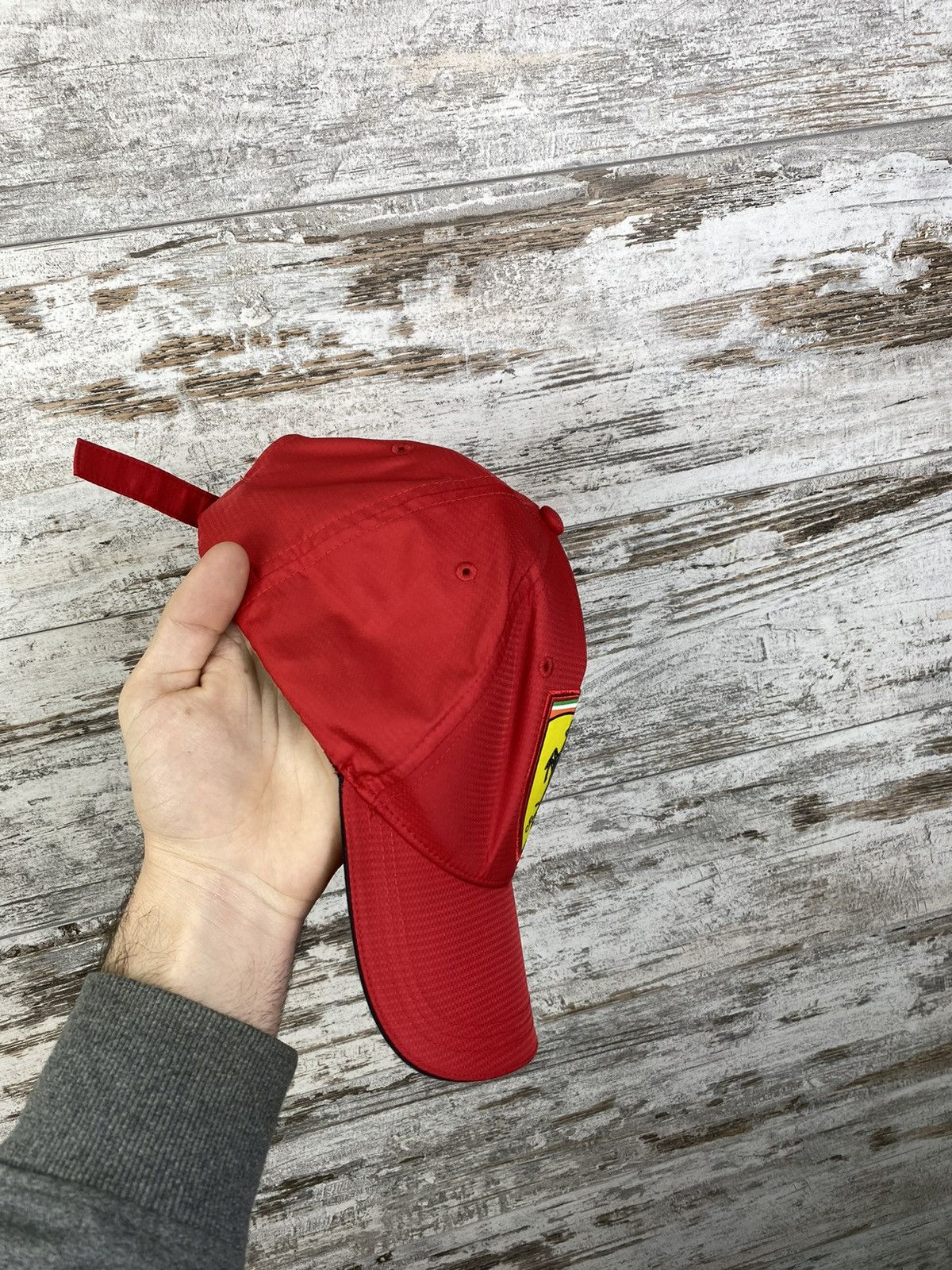 Ferrari × Vintage Mens Vintage Ferrari cap racing hats Size ONE SIZE - 3 Thumbnail