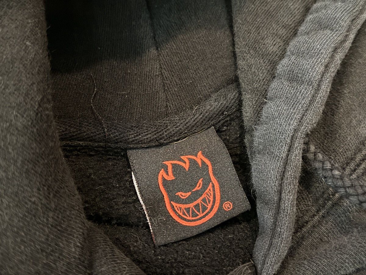 Spitfire Vintage Y2K Spitfire Wheels Old E Flame Head Sleeve Hoodie Size US L / EU 52-54 / 3 - 5 Thumbnail