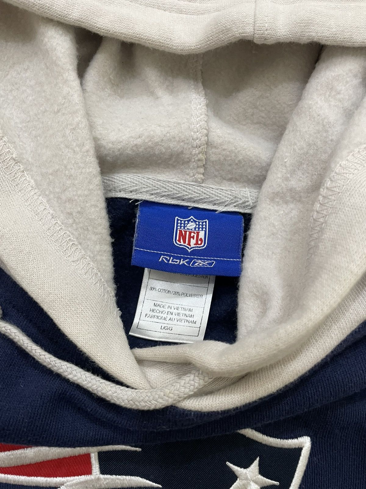 If Six Was Nine 2000s NFL New England Patriots Hoodie Reebok Y2K Japanese Size US XXL / EU 58 / 5 - 5 Thumbnail