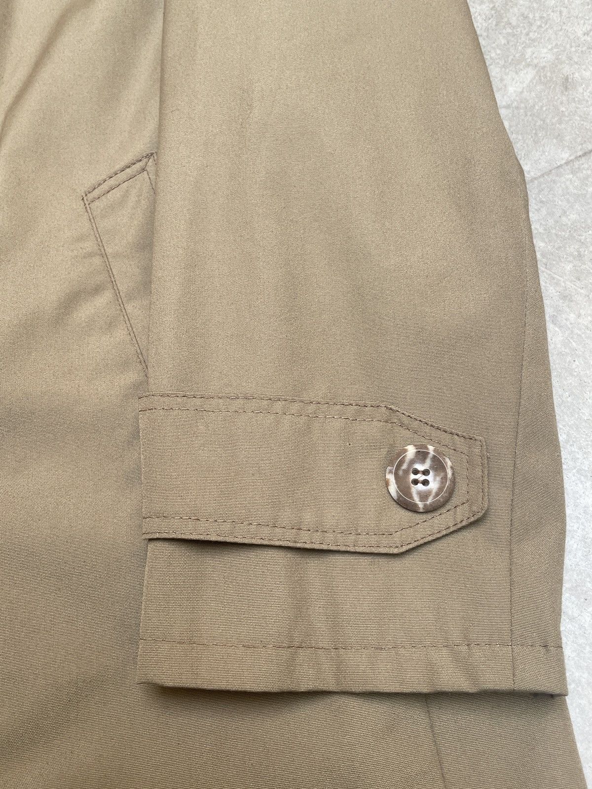 Vintage Vintage ODETA Trench Coat 60s 70s Belted Khaki Size US L / EU 52-54 / 3 - 5 Thumbnail