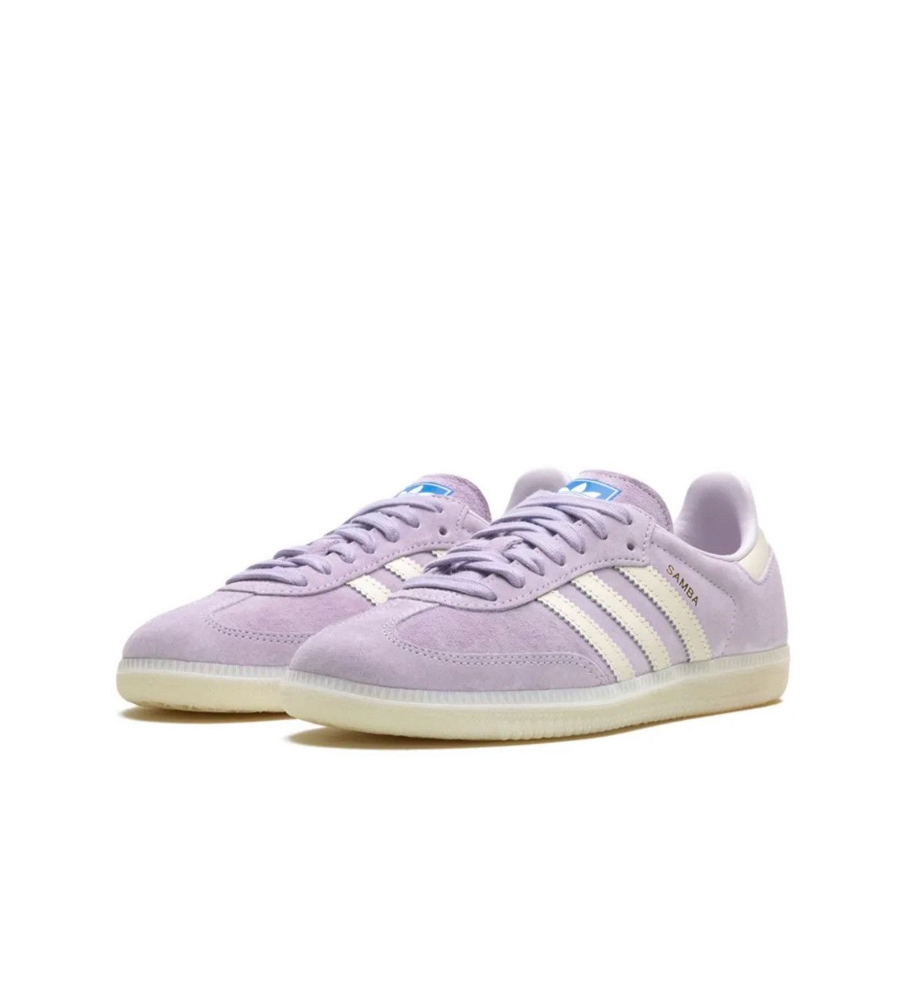 Adidas Samba OG "Silver Dawn/Chalk White/Off White" sneakers Size US 11.5 / EU 44-45 - 9 Thumbnail