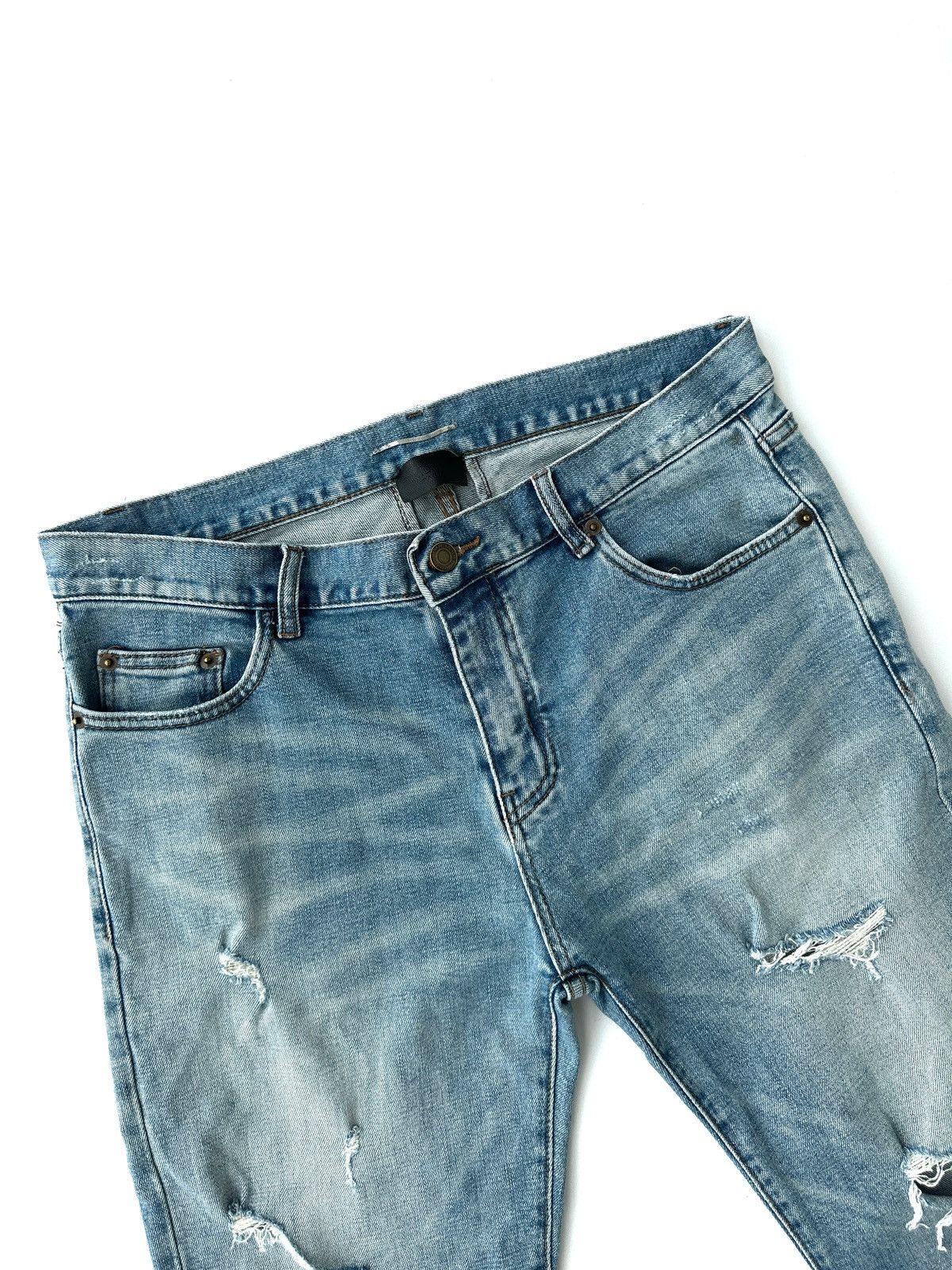 Saint Laurent Paris Saint Laurent Blue Denim Jeans Size US 32 / EU 48 - 4 Thumbnail