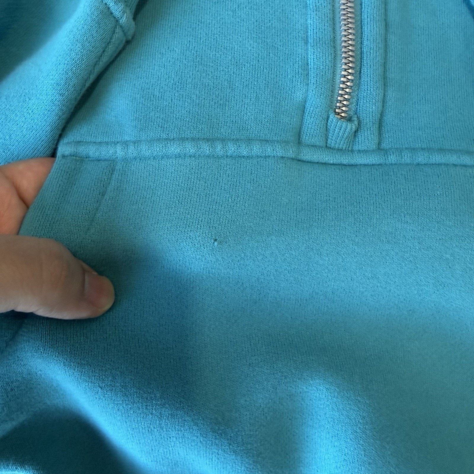 Lululemon Lululemon Scuba Oversized Funnel Neck XS/S Blue Fleece Size S / US 4 / IT 40 - 7 Thumbnail