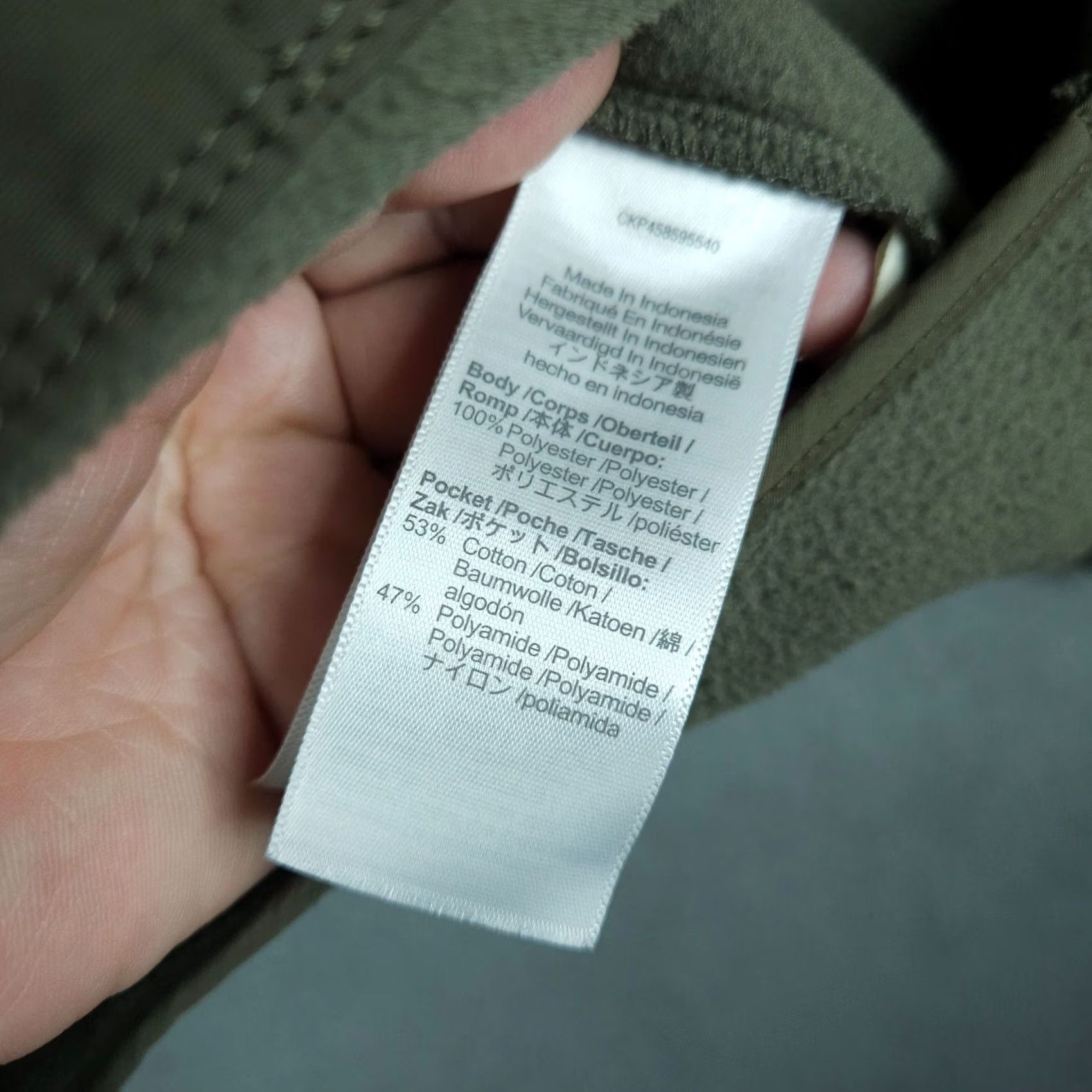 Madewell Madewell Jacket Women’s XS Fleece Olive Green Zip Logo Button Lining Polyester Solid Casual Outdoor Winter Mens No — Size XS / US 0-2 / IT 36-38 - 4 Thumbnail