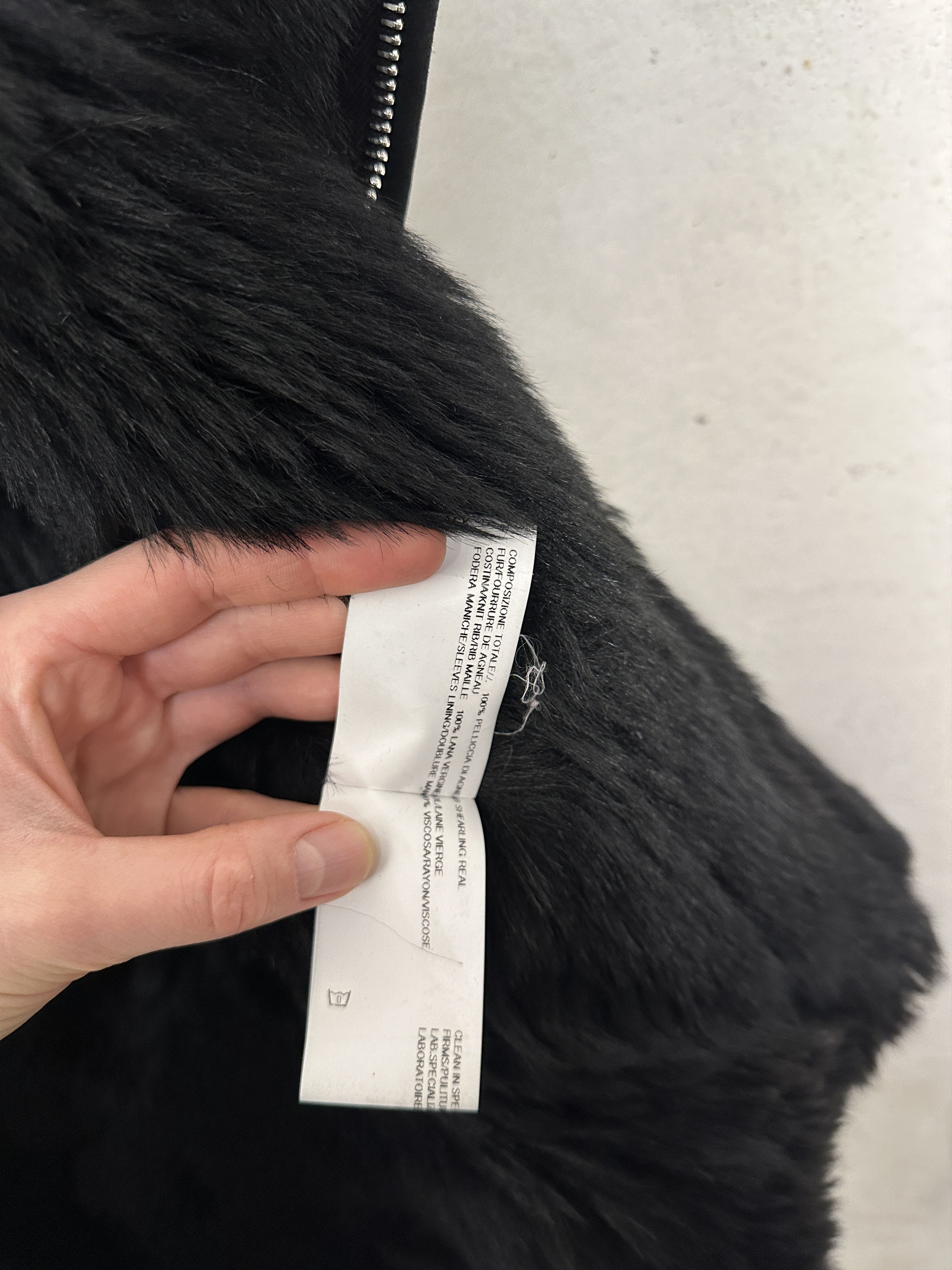 Rick Owens Rick Owens FW14 Naska Biker Black Shearling Jacket Size S / US 4 / IT 40 - 7 Thumbnail