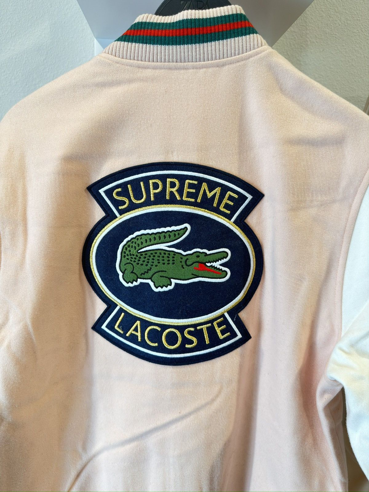 Lacoste × Supreme Supreme x Lacoste Wool Varsity Jacket Size US M / EU 48-50 / 2 - 5 Thumbnail