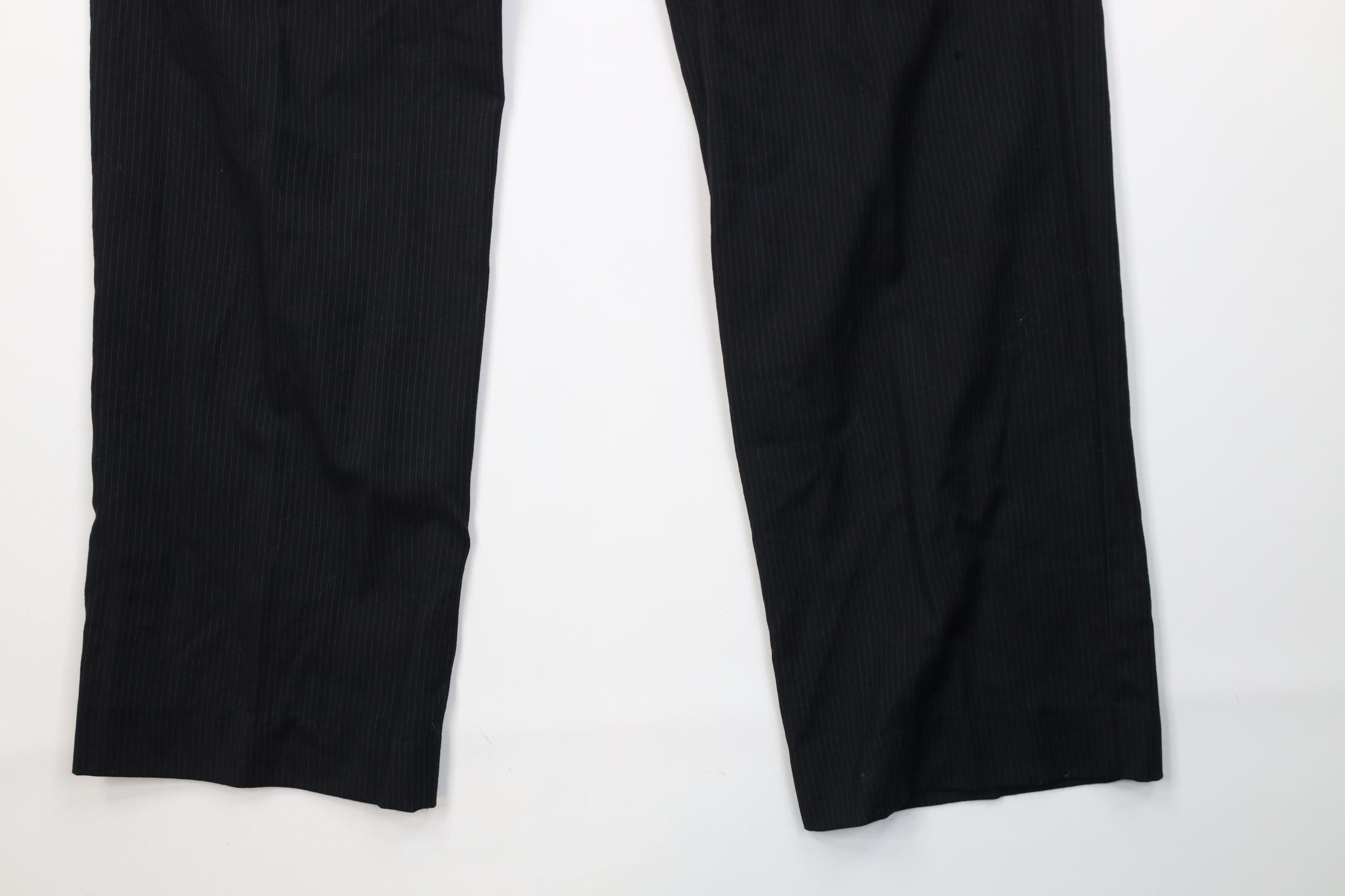 Vintage Vintage 90s Streetwear Pinstriped Wide Leg Chino Pants Size US 34 / EU 50 - 15 Thumbnail