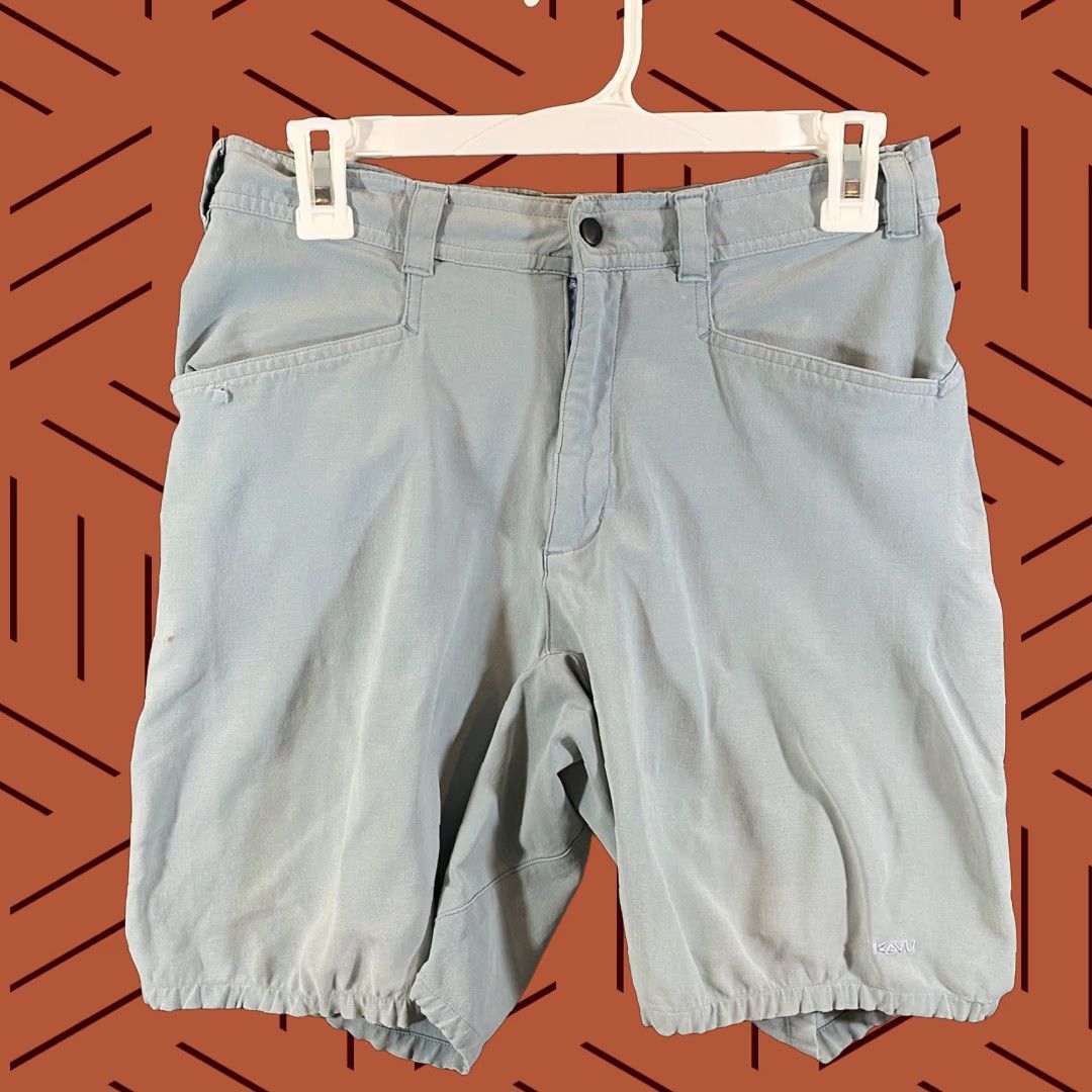 KAVU KAVU Shorts Women’s 10 Blue Chino Activewear Hiking Outdoor Size 32" / US 10 / IT 46 - 1 Thumbnail