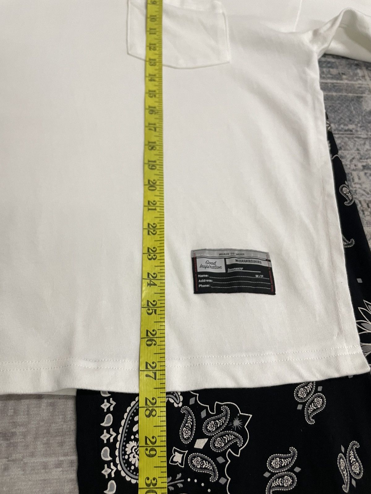 GU × Maison MIHARA YASUHIRO Miharayasuhiro x Gu Good inspiration Paisley Tshirt Size US M / EU 48-50 / 2 - 15 Thumbnail
