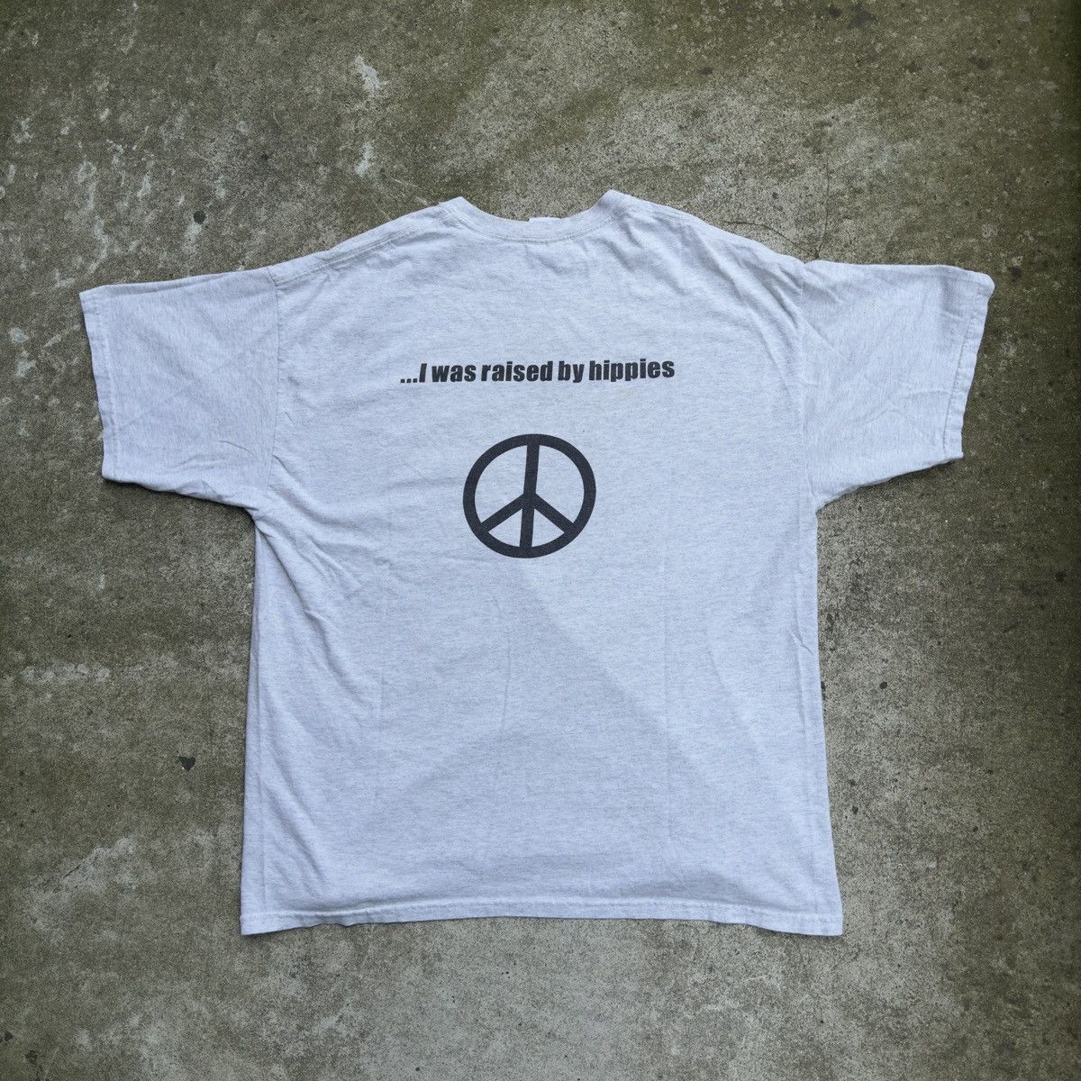 Vintage VINTAGE FORGIVE ME I WAS RAISED BY HIPPIES TEE XL Size US XL / EU 56 / 4 - 2 Thumbnail