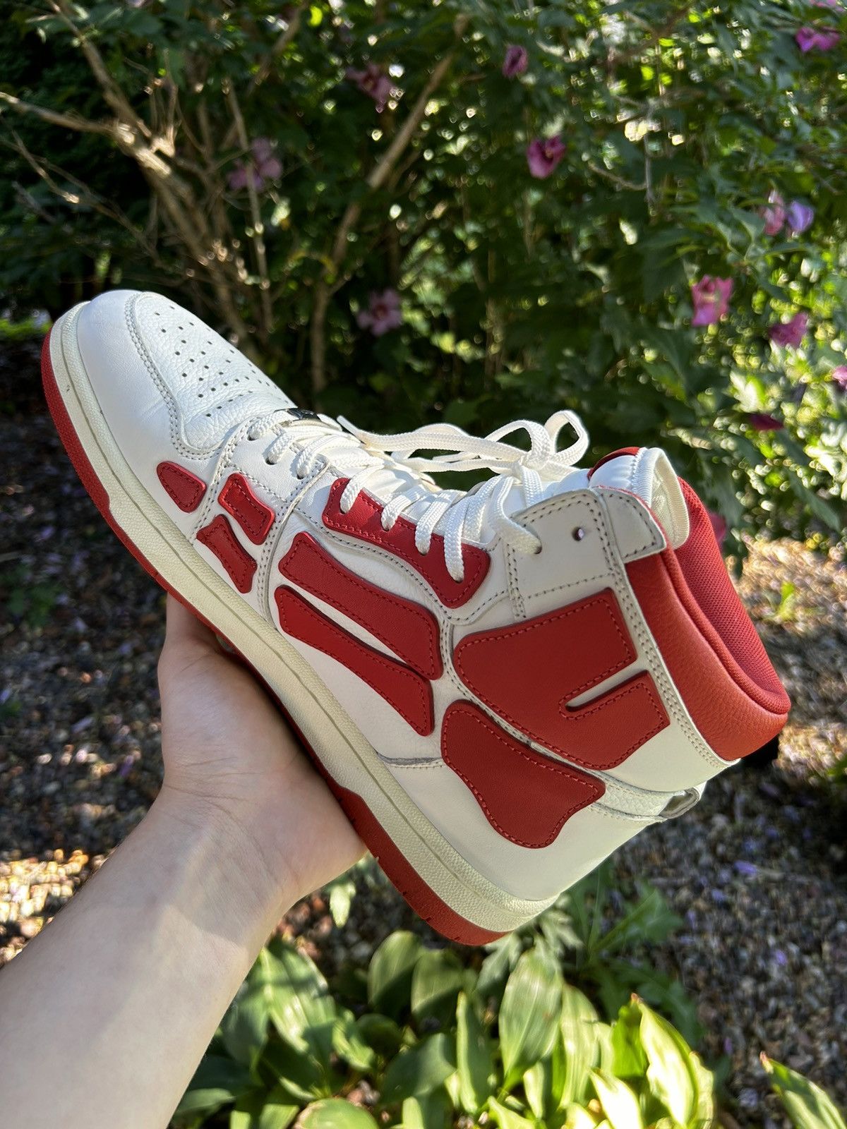 Amiri Amiri Skel High ‘Red/White’ Size 46 (13US) Size US 13 / EU 46 - 4 Thumbnail