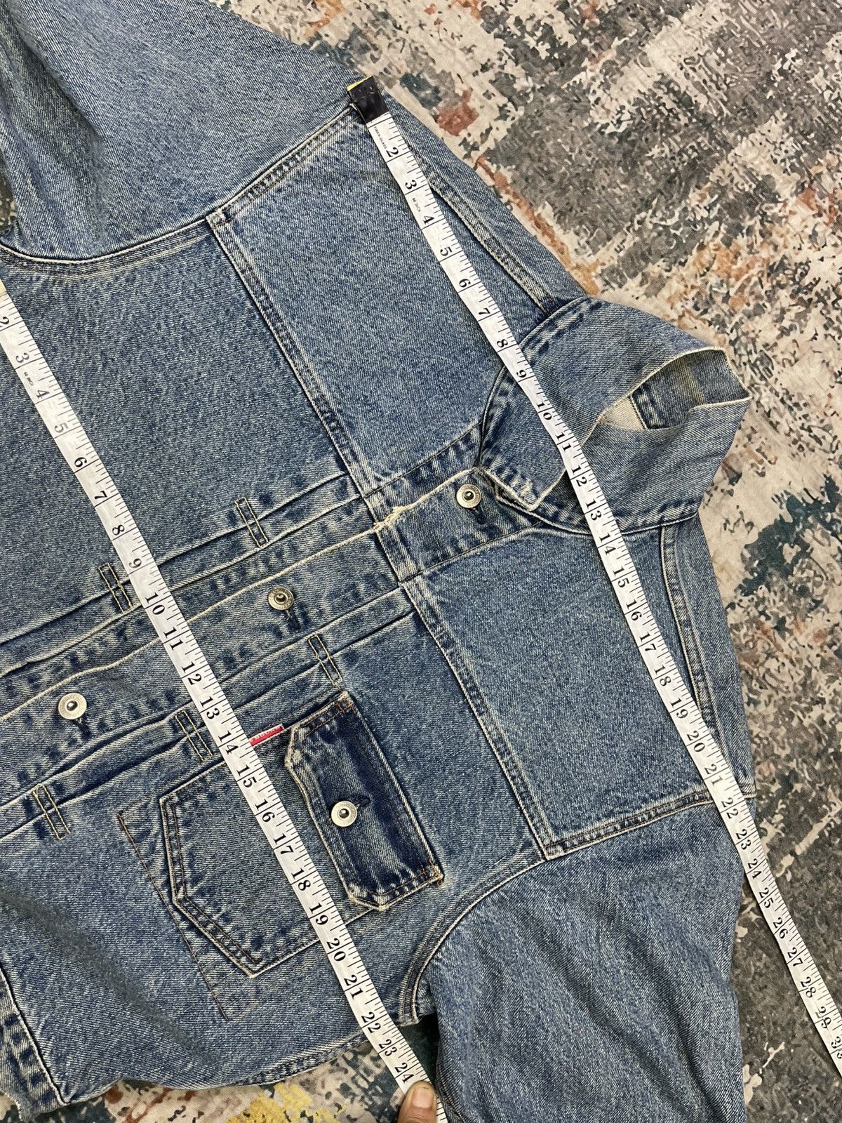 Spellbound Spell Bound Vtg Type I Buckle Cinch Back Denim Trucker Size US M / EU 48-50 / 2 - 14 Thumbnail