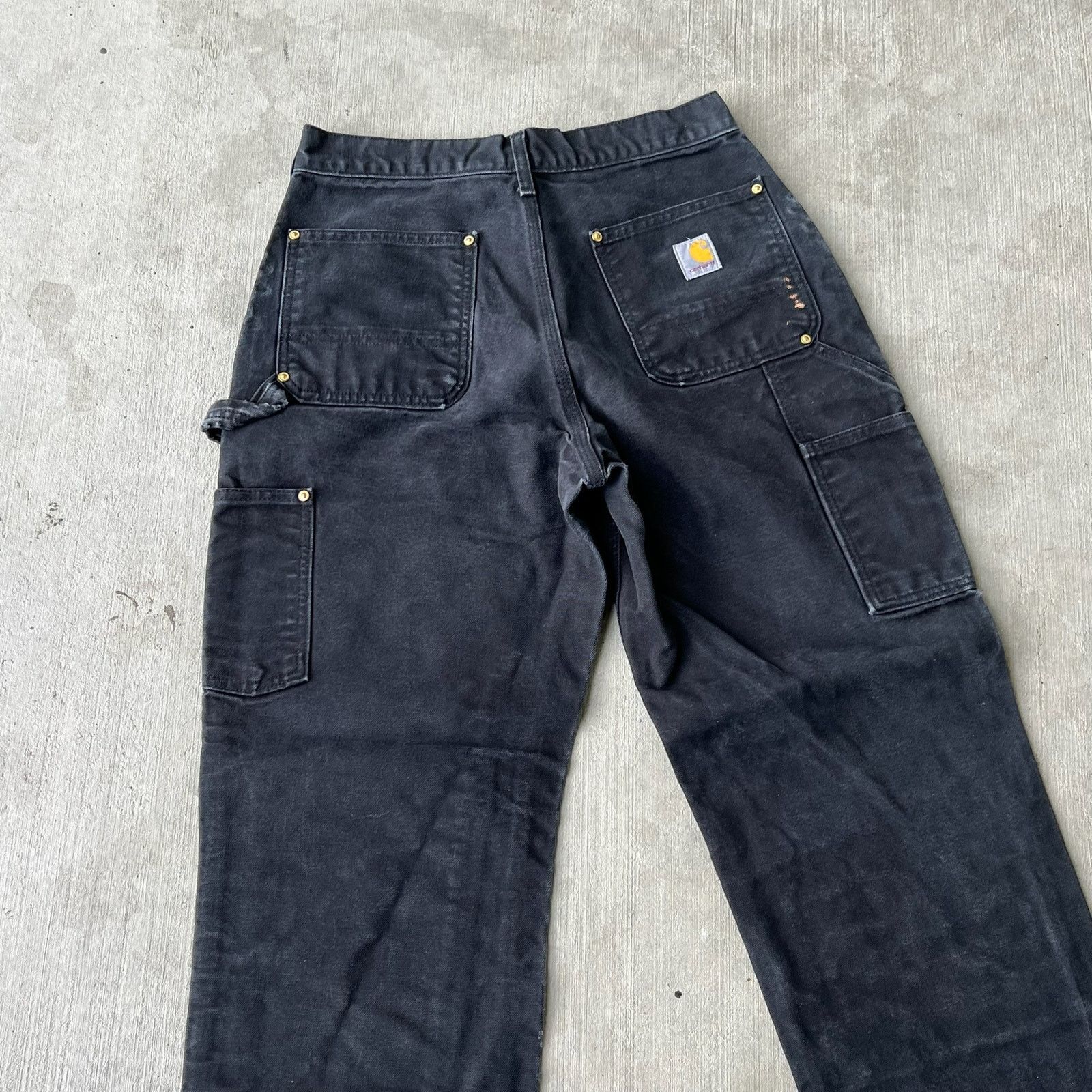 Carhartt × Vintage Carhartt black double knee work wear carpenter pants Size US 28 / EU 44 - 6 Thumbnail