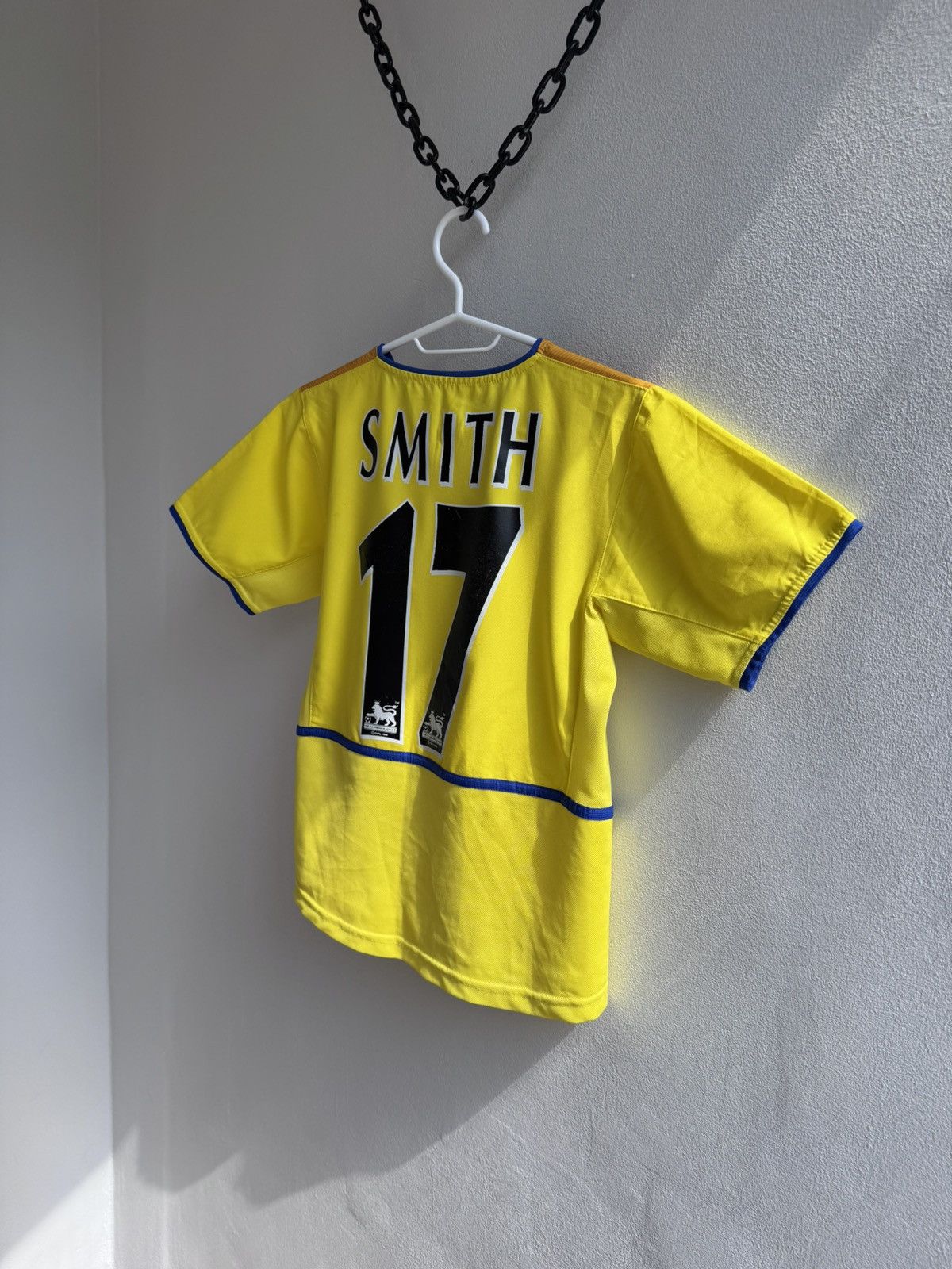 Nike LEEDS 2000 2001 2002 SMITH #17 FOOTBALL SHIRT SOCCER JERSEY Size US XXS / EU 40 - 14 Thumbnail
