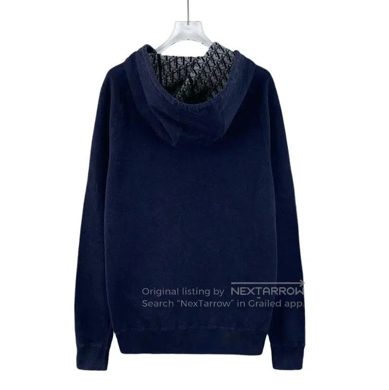 Dior Dior Men's Navy Cotton Zip-Up Jacket . Size US S / EU 44-46 / 1 - 2 Thumbnail