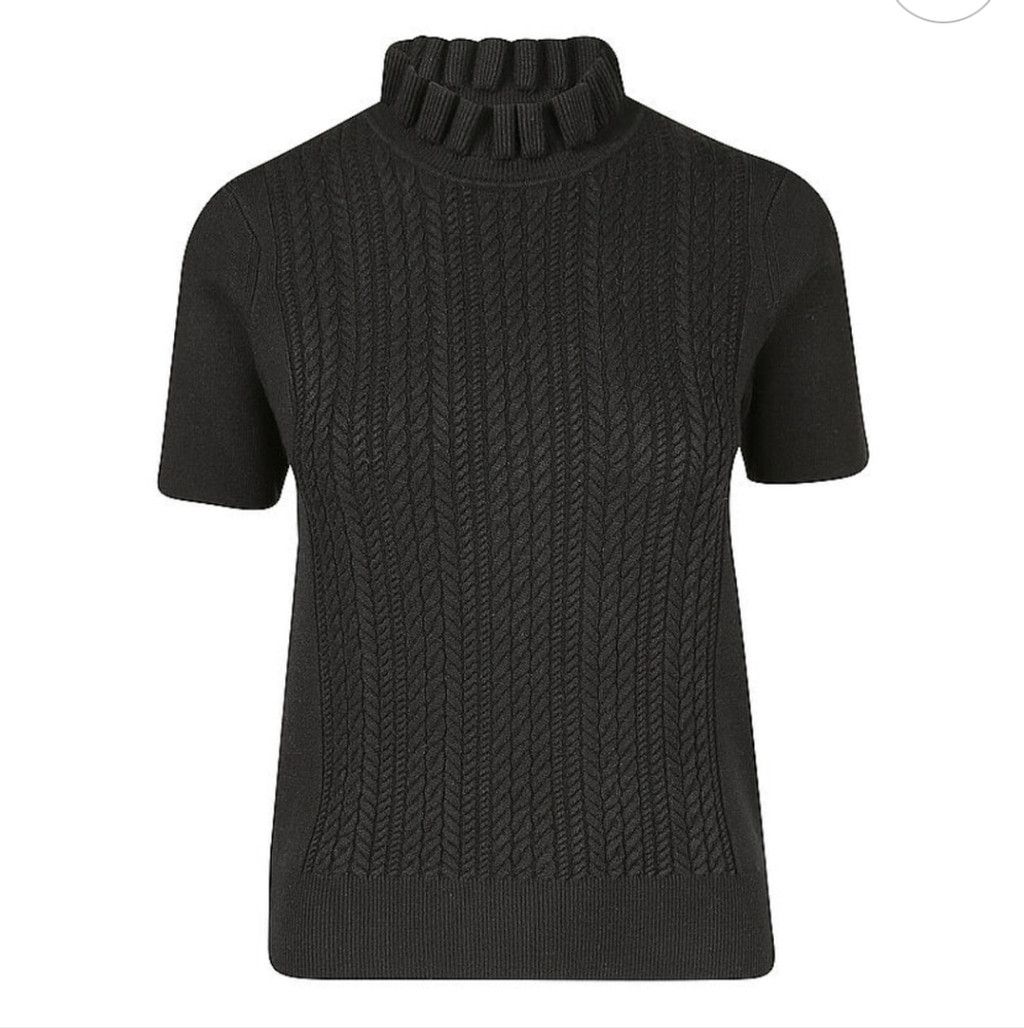 See by Chloe See By Chloe Black Cowl Neck Sweater Size L / US 10 / IT 46 - 1 Thumbnail