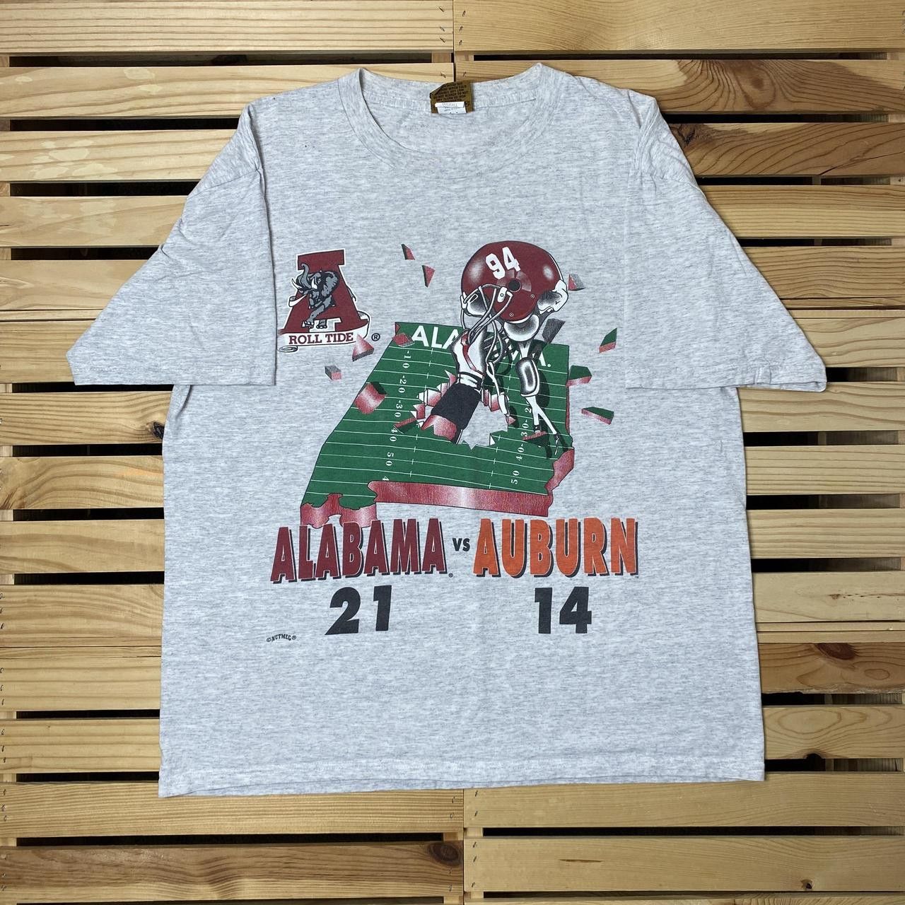 Nutmeg Vintage University of Alabama 1994 Gray Tee Size Large Size US L / EU 52-54 / 3 - 1 Thumbnail