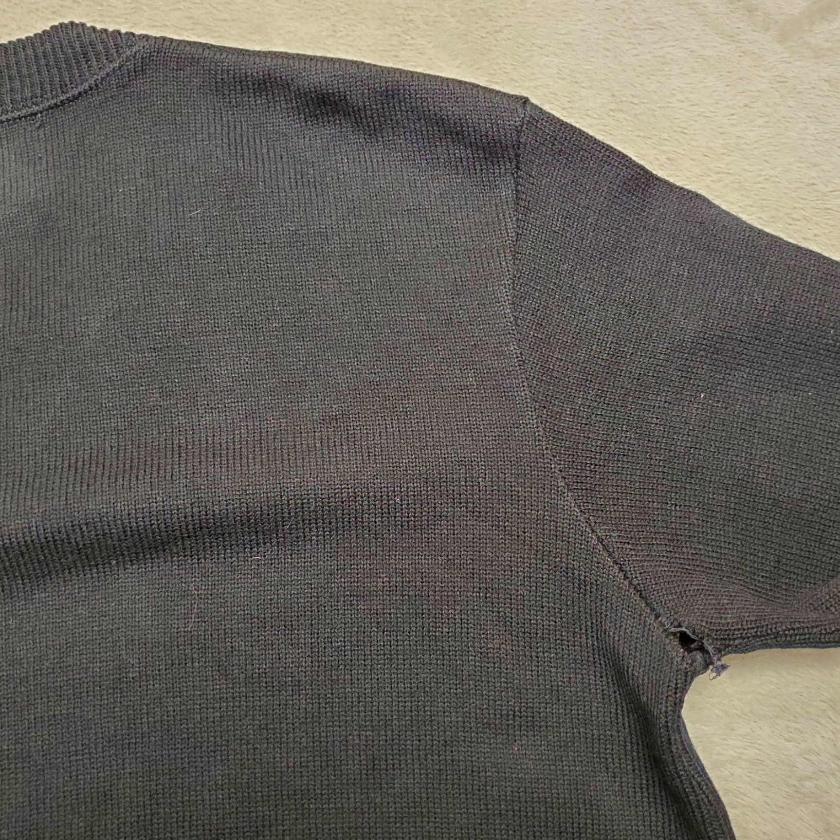 Vintage VINTAGE Pepsi Sweater Mens XL Black Knit V-Neck Long Sleeve Casual USA Size US XL / EU 56 / 4 - 3 Thumbnail