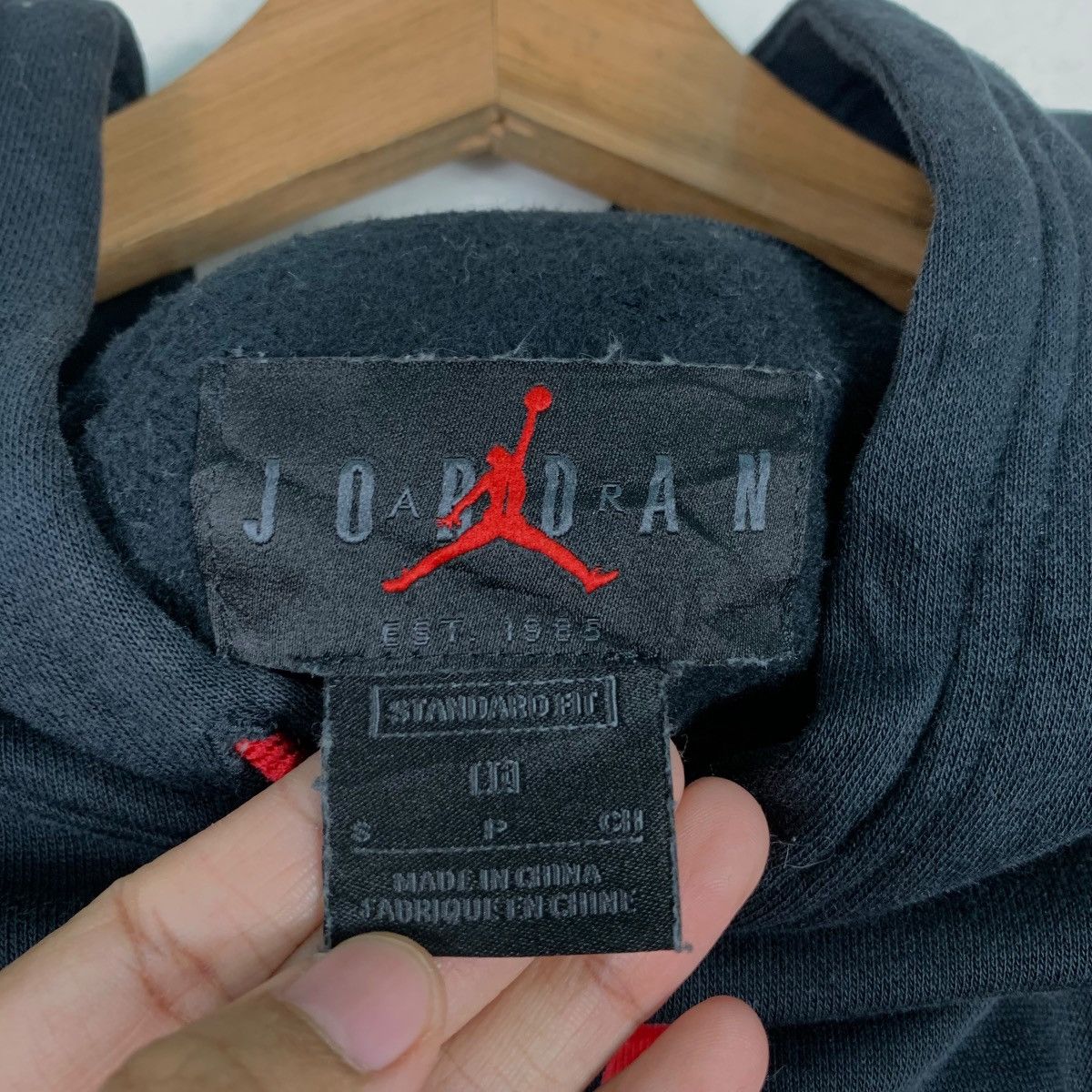 Jordan Brand NIKE AIR JORDAN BIG LOGO PULLOVER HOODIES #0677-C31 Size US S / EU 44-46 / 1 - 12 Thumbnail