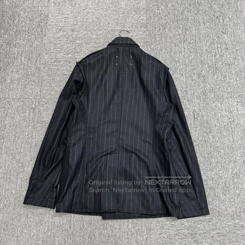 Maison Margiela Maison Margiela Striped woollen suit jacket Size US M / EU 48-50 / 2 - 5 Thumbnail