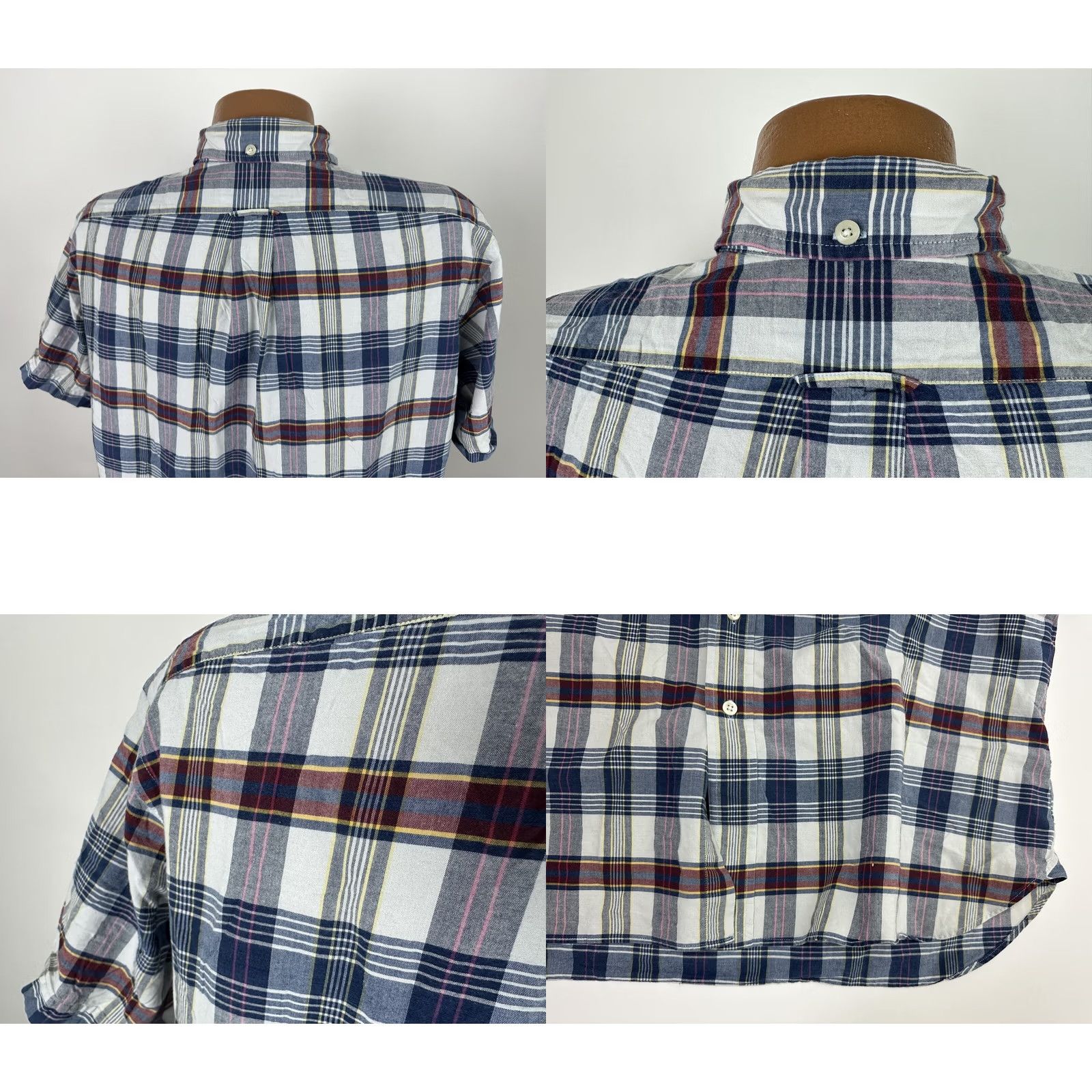 Ralph Lauren Ralph Lauren Shirt Men Large Casual Outdoors Lightweight Cotton Plaid Button Up Size US L / EU 52-54 / 3 - 8 Thumbnail