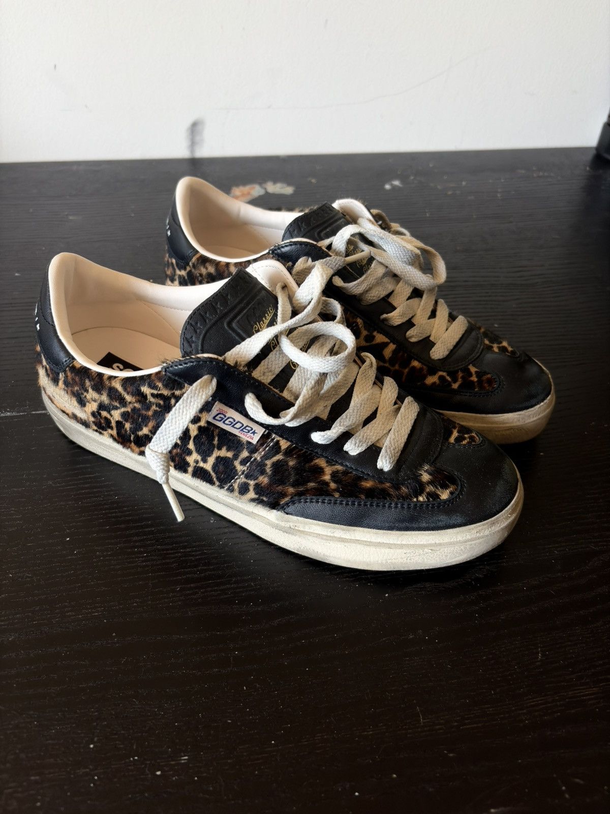 Golden Goose Soul Star Leopard Fur