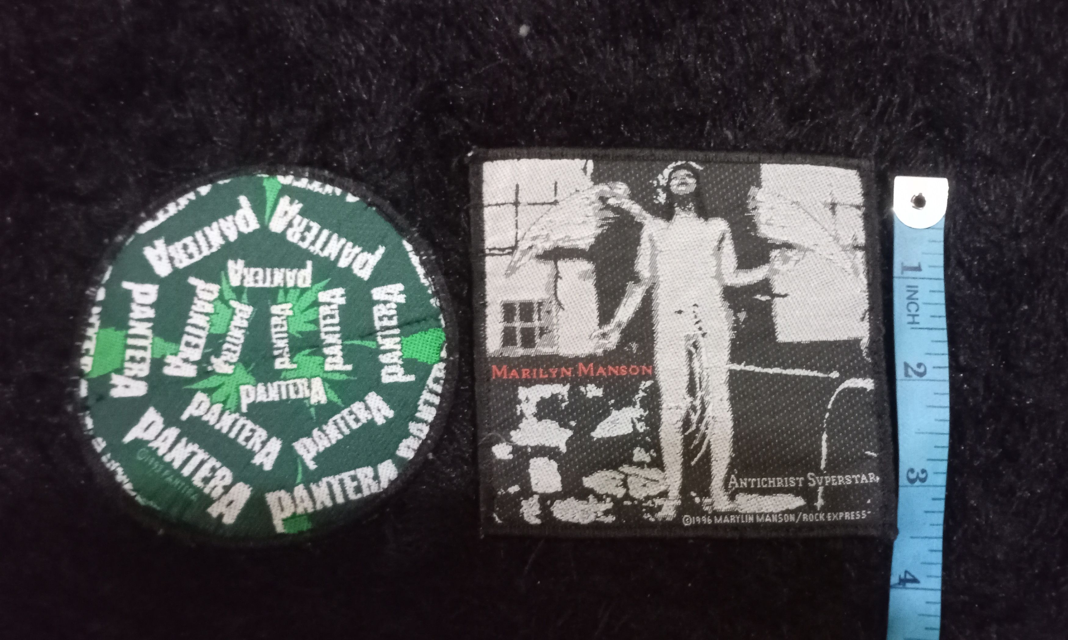 Marilyn Manson × Vintage VTG MARILYN MANSON PATCH Antichrist Superstar +Pantera Size ONE SIZE - 6 Thumbnail