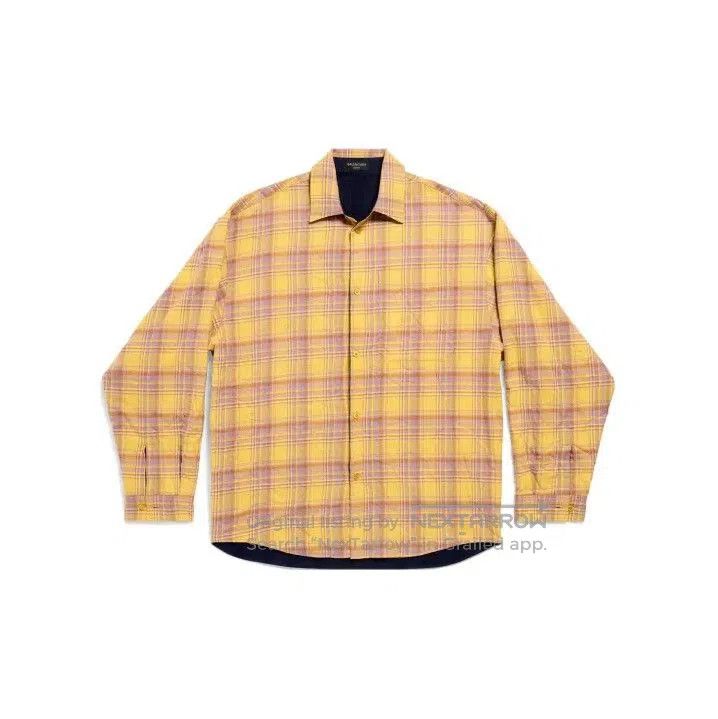Balenciaga Balenciaga Color-Block Checkered Long Sleeve Shirt. Size US M / EU 48-50 / 2 - 2 Thumbnail