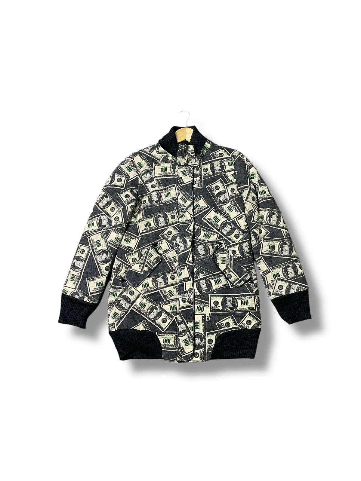 Designer × Japanese Brand × Vintage Japanese Brand x Rare Dollar Money Printed Jacket (32) Size US S / EU 44-46 / 1 - 1 Thumbnail