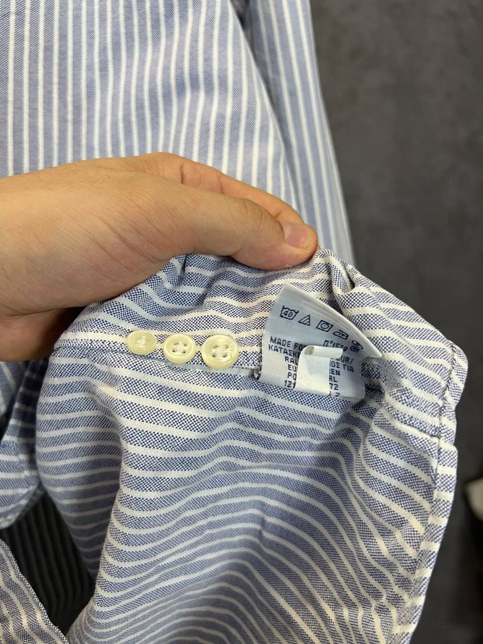 Polo Ralph Lauren Polo Ralph Lauren designer striped logo shirt Size US L / EU 52-54 / 3 - 5 Thumbnail