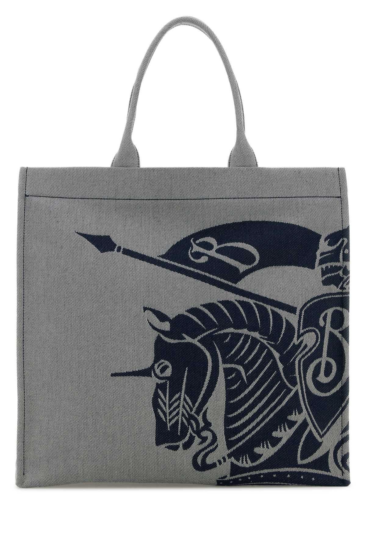 Embroidered Canvas Shopping Bag
