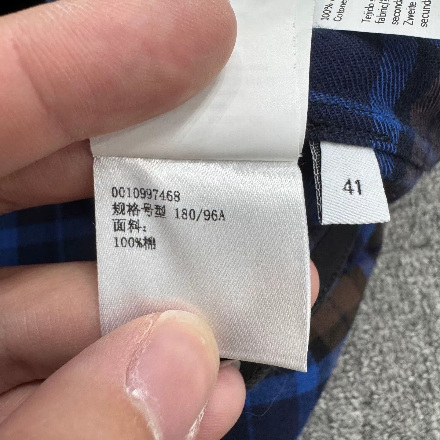 Loewe Loewe Plaid Long Sleeve Shirt. Size US L / EU 52-54 / 3 - 5 Thumbnail