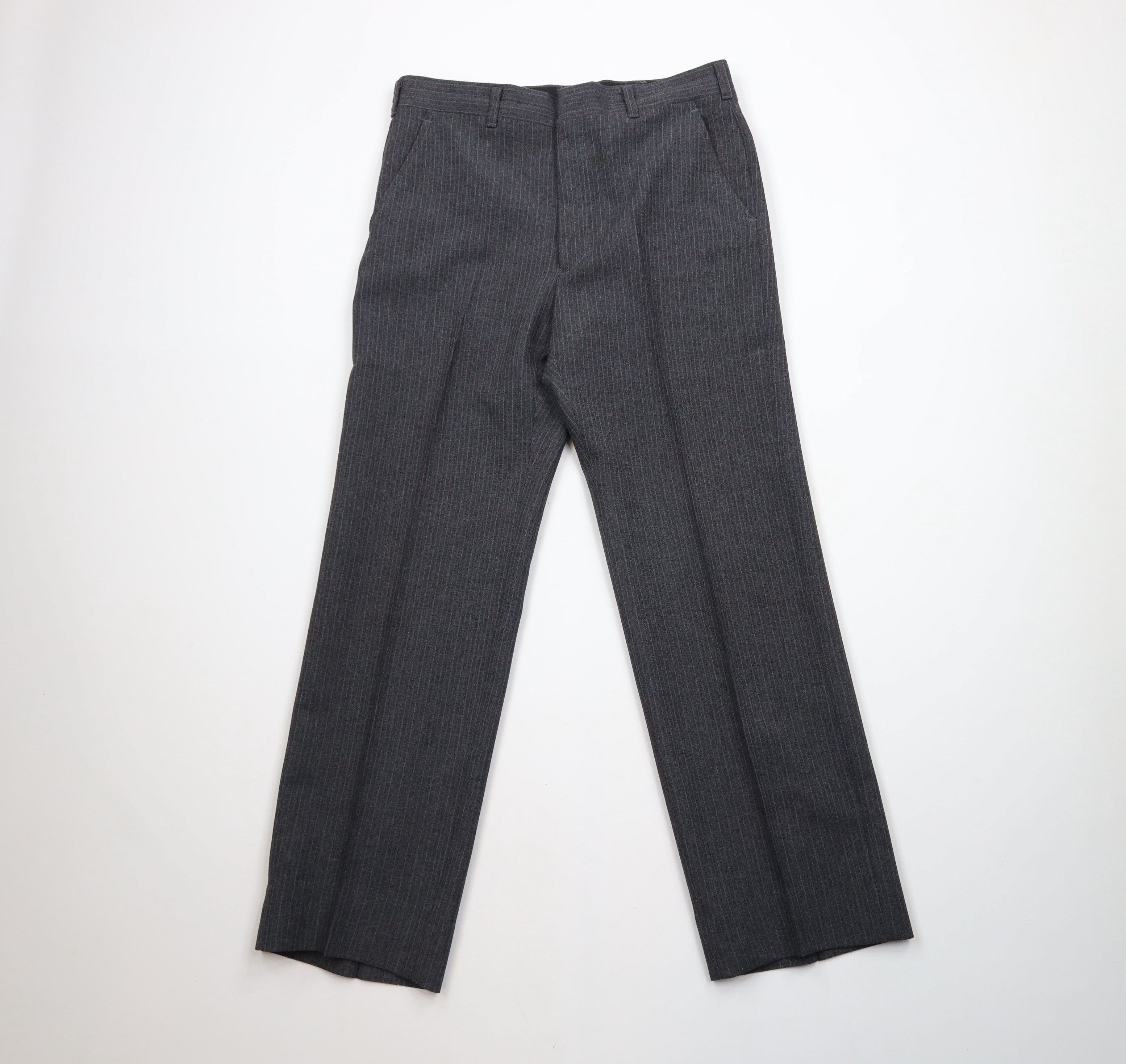 Vintage Vintage 70s Streetwear Wool Striped 2 Piece Wedding Suit Size 40R - 13 Thumbnail