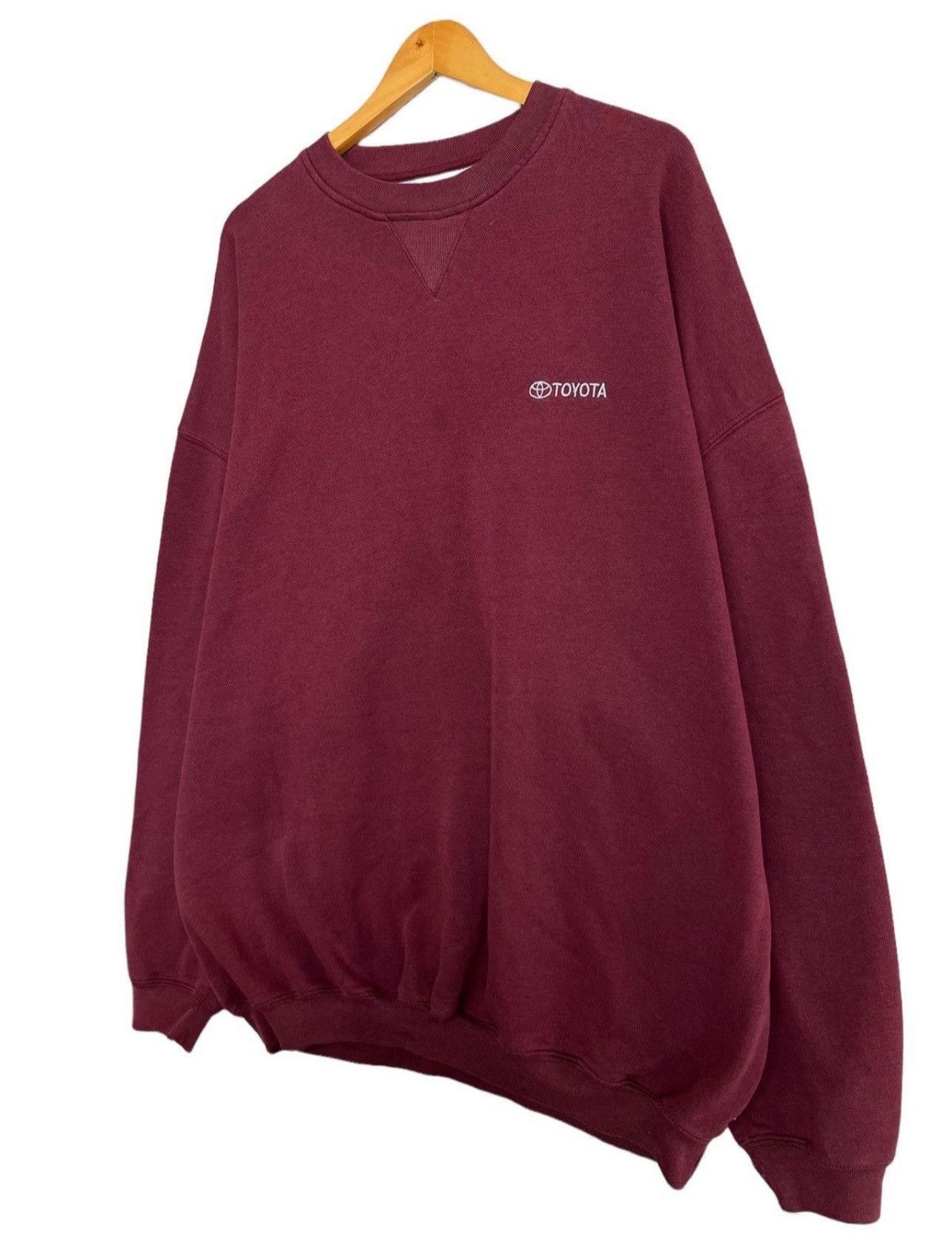 Vintage Toyota Embroidered Spellout Sweatshirt Toyota Crewneck XXXL Size US XXL / EU 58 / 5 - 3 Thumbnail