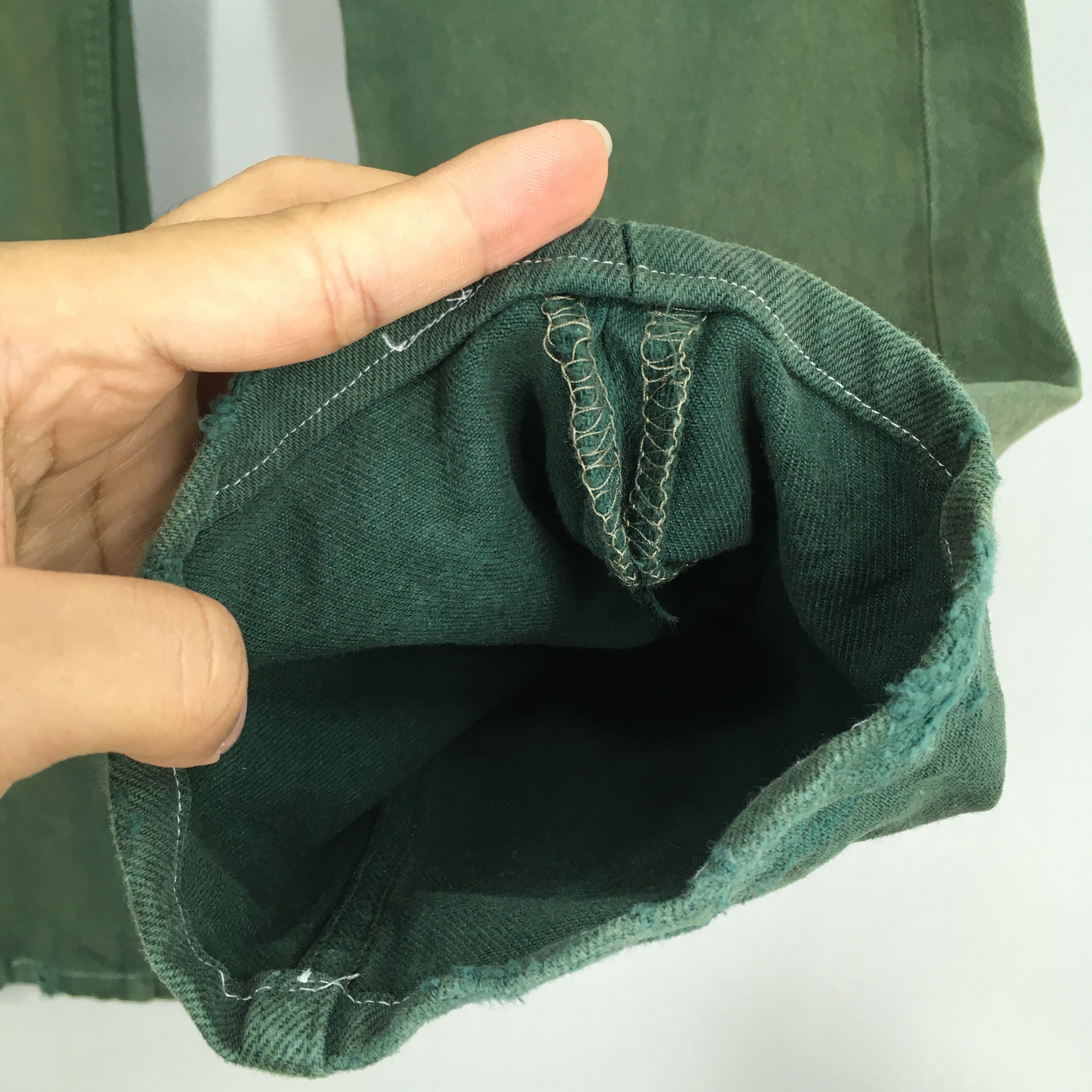 Levi's Size 30x30 Vintage 90s Levi's 501 Green Olive Jeans S1816 Size US 30 / EU 46 - 5 Thumbnail