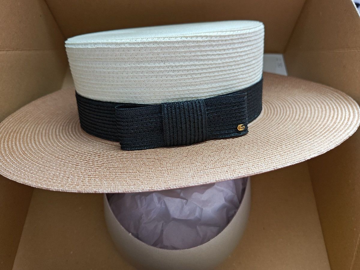 GUCCI Straw Boaters Wide-brimmed Hats