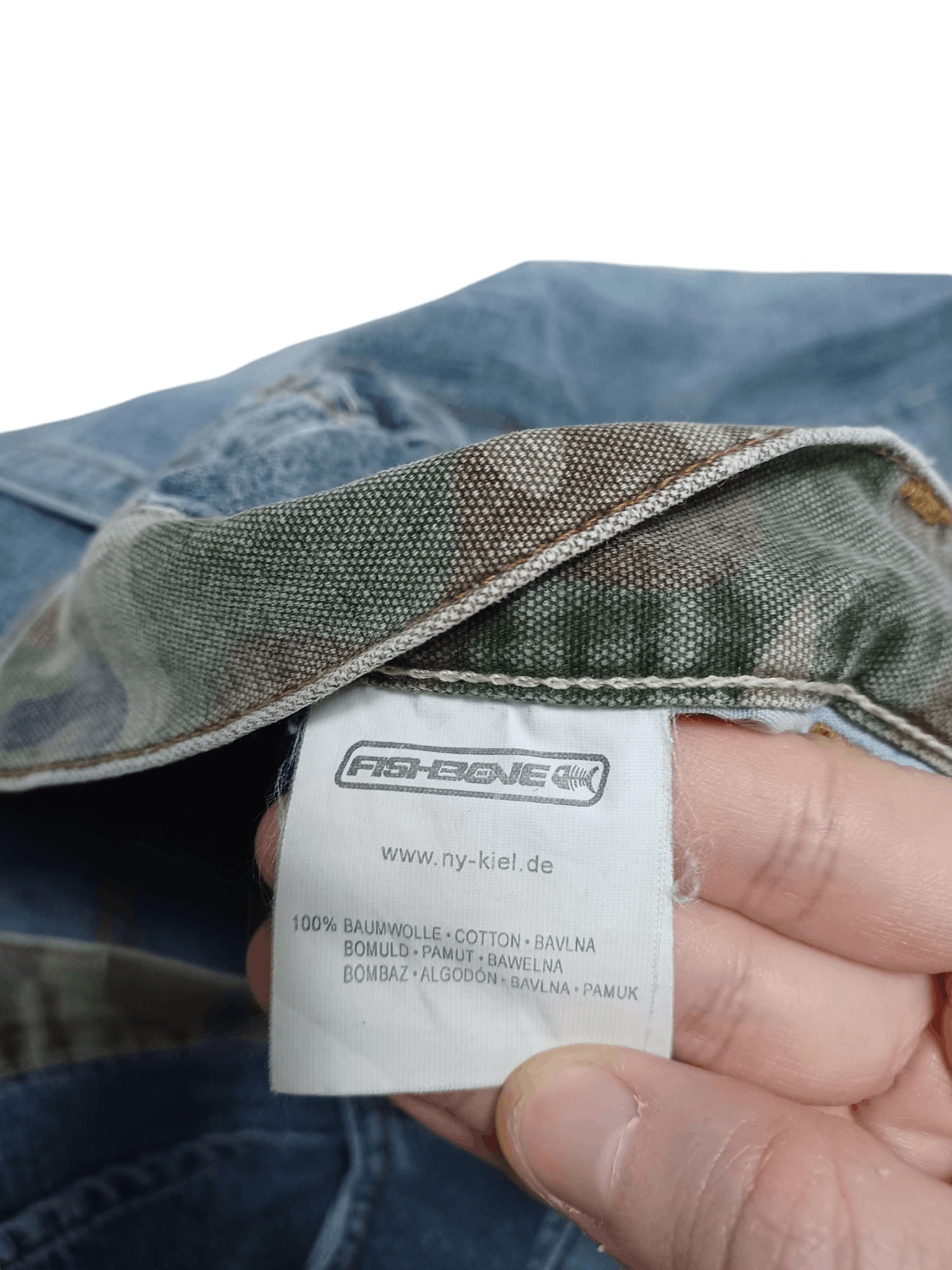 Japanese Brand FISHBONE DOUBLE KNEE AVANT GARDE JEANS DENIM W38 Size US 38 / EU 54 - 4 Thumbnail