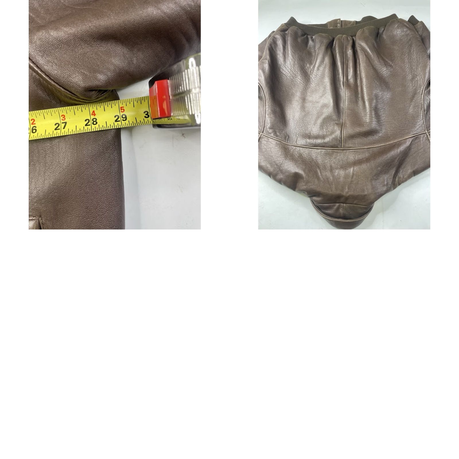 Orvis Orvis Bomber Jacket Leather Mens 2XL Brown Full Zip Pockets 90s Style Fall Winter Flight Short Jacket Size US XXL / EU 58 / 5 - 8 Thumbnail