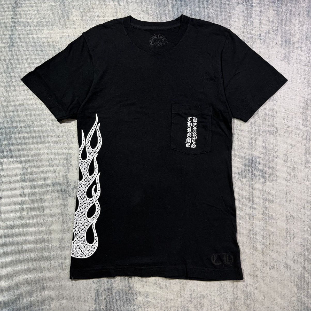Chrome Hearts Chrome Hearts - Side Flame Tee | Grailed