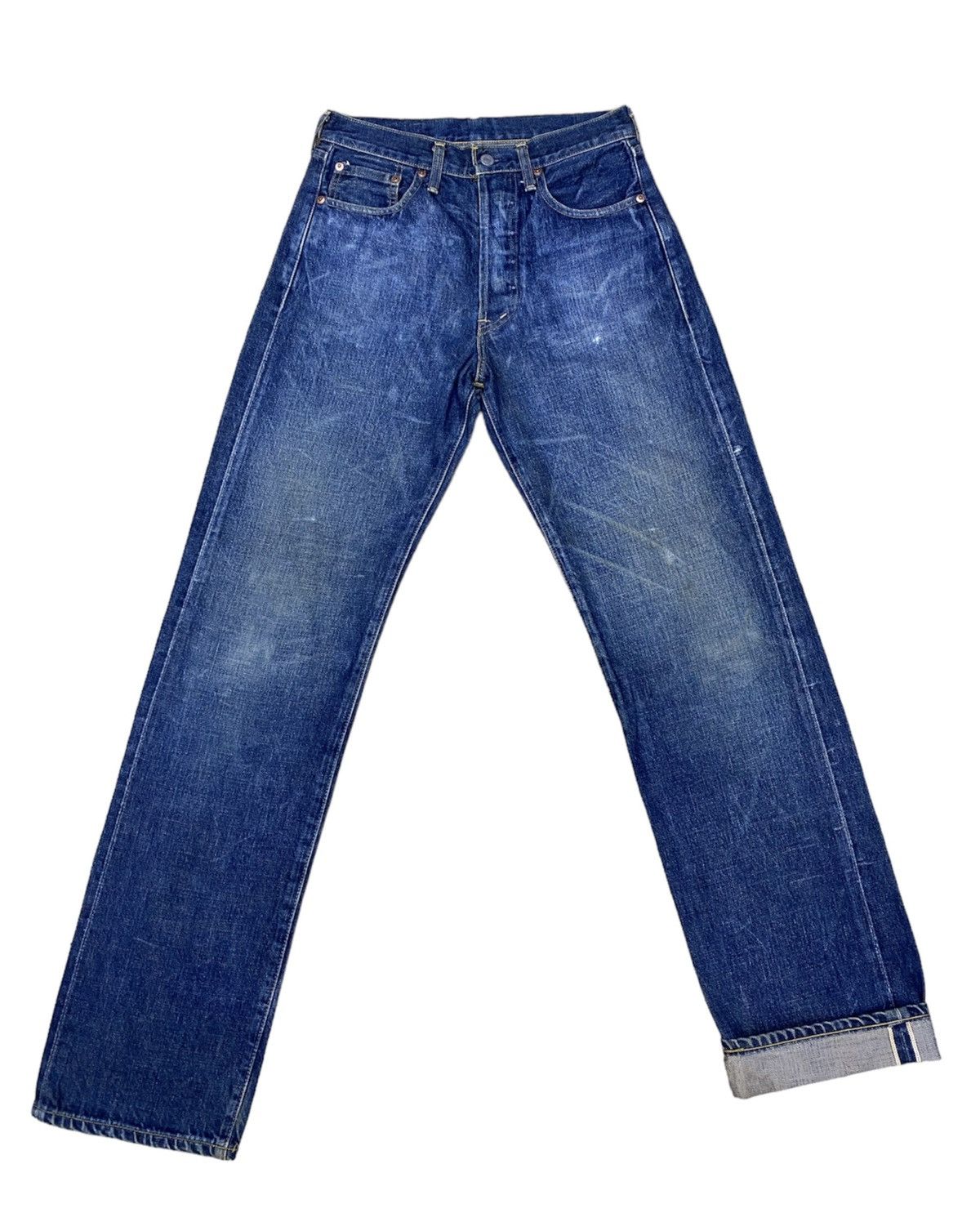 image of Levis x Levis Vintage Clothing Size 29 X 34 Vintage Levi's 503B Redline Big E Distressed in Blue