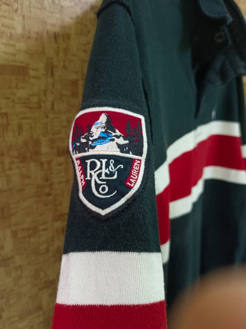 Polo Ralph Lauren Vintage Polo Ralph Lauren & Co Rugby LS T Shirt Size US XL / EU 56 / 4 - 4 Thumbnail