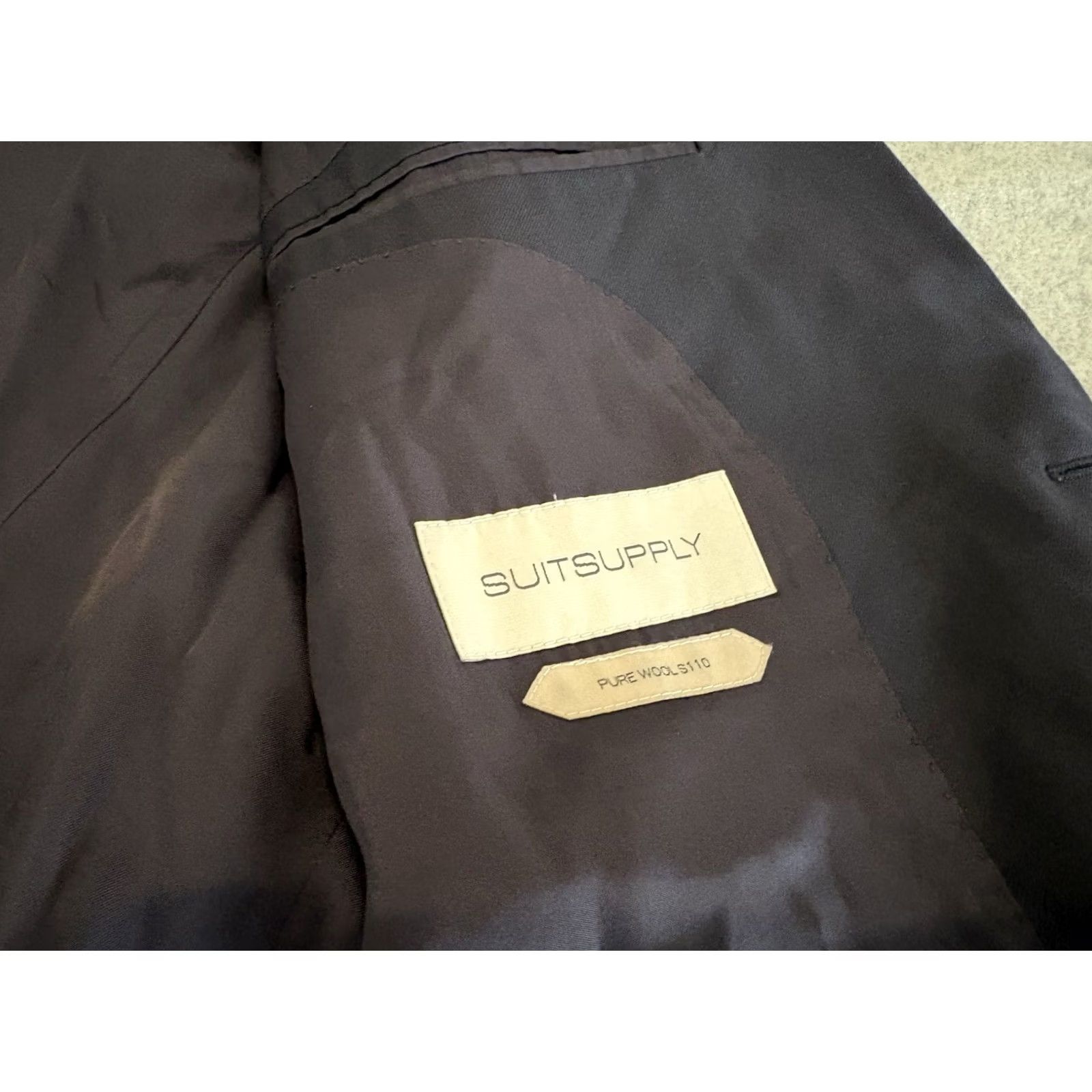 Suitsupply Suitsupply Havana Wool Black Blazer Jacket Sport Coat Mens 46R Size 46R - 3 Thumbnail