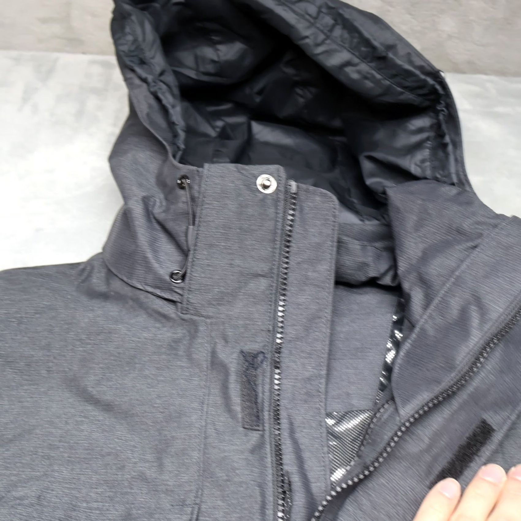 Rains Columbia Rain Jacket Mens Large Black Omni-Heat Waterproof 3in1 Shell Omnitech Shell Ombro-Heat? Size US L / EU 52-54 / 3 - 6 Thumbnail