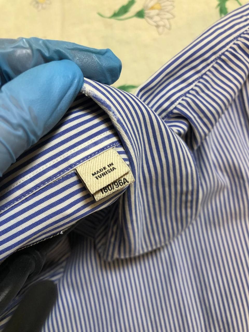 Burberry Burberry London Men's Long Sleeve Shirt Stripes Size US L / EU 52-54 / 3 - 6 Thumbnail