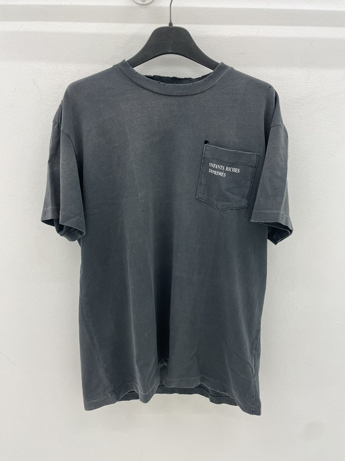 Enfants Riches Deprimes Thrashed Logo Pocket Tee Size US S / EU 44-46 / 1 - 1 Thumbnail